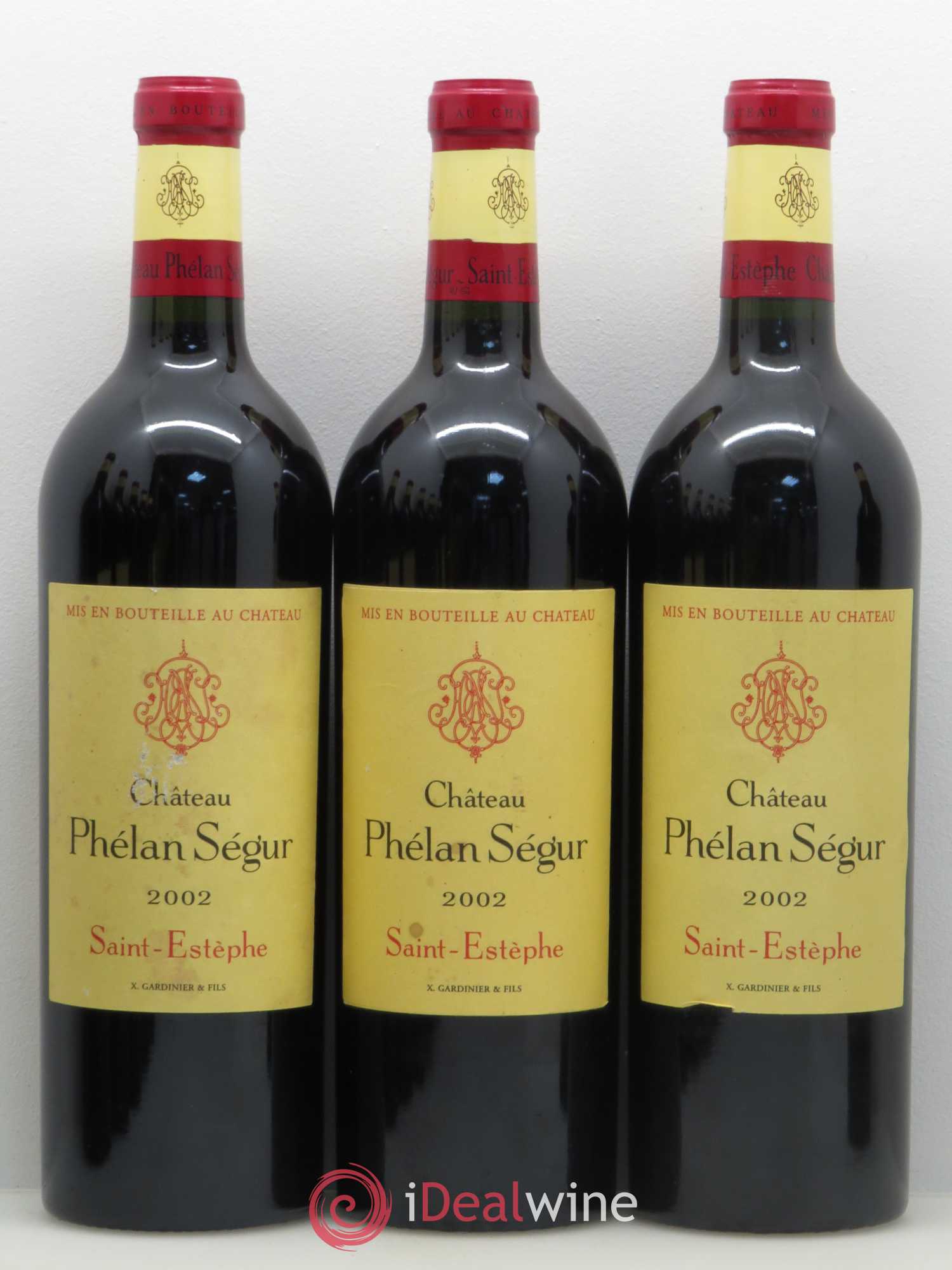 Château Phélan Ségur 2002 - Lot de 12 bouteilles - 2