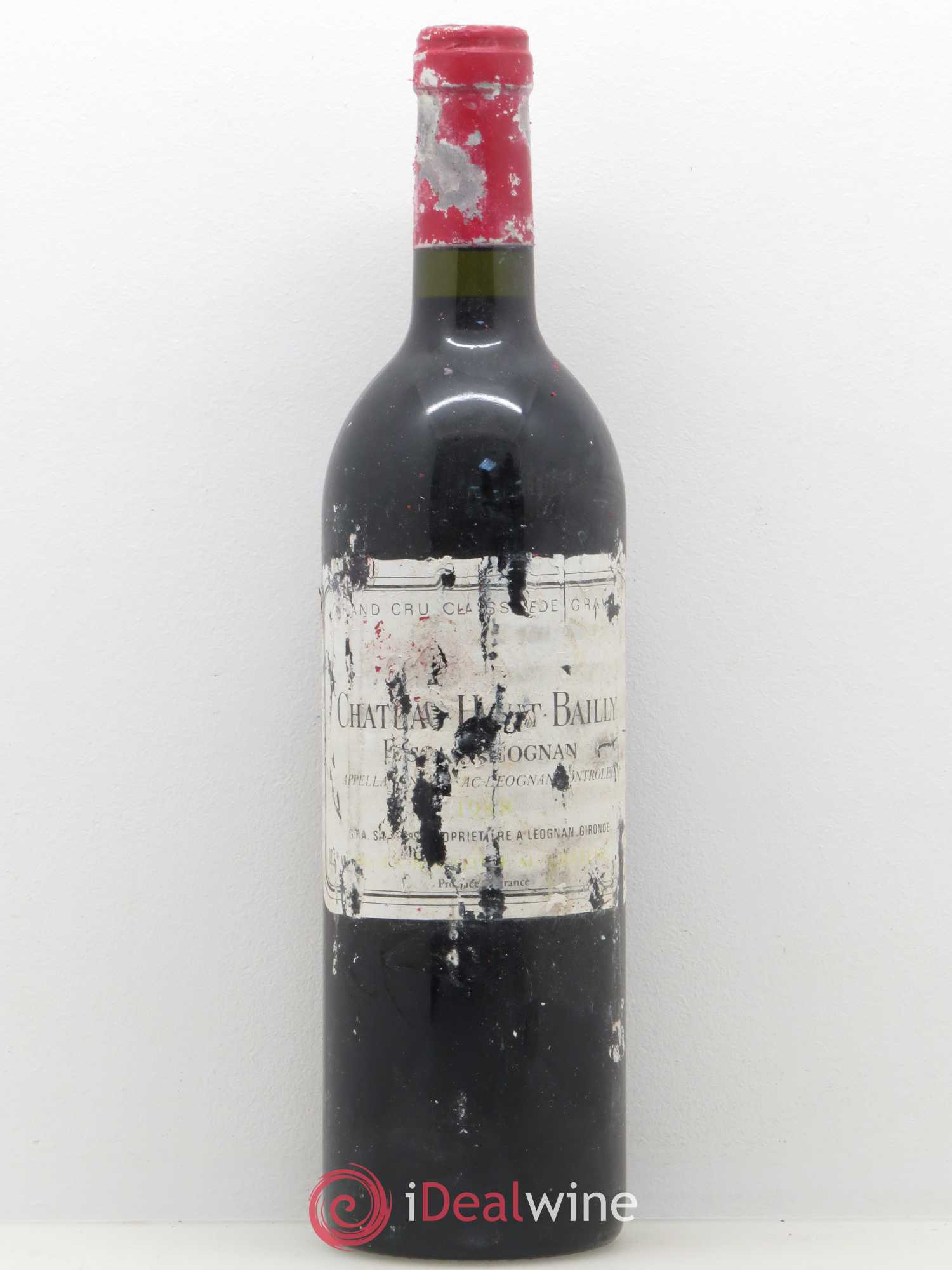 Château Haut-Bailly Cru Classé de Graves 1988 - Lot de 1 bouteille - 0