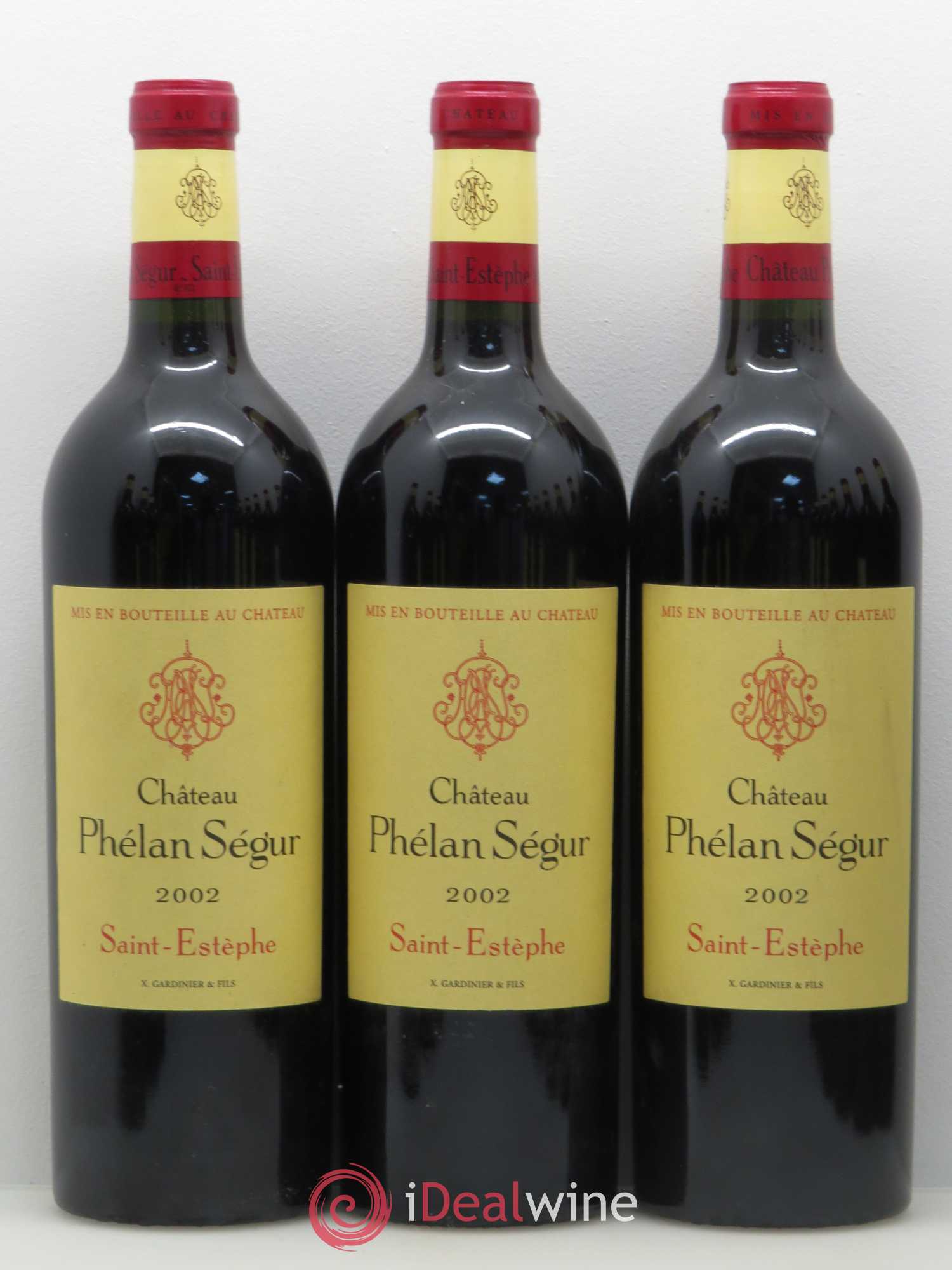 Château Phélan Ségur 2002 - Lot de 12 bouteilles - 1