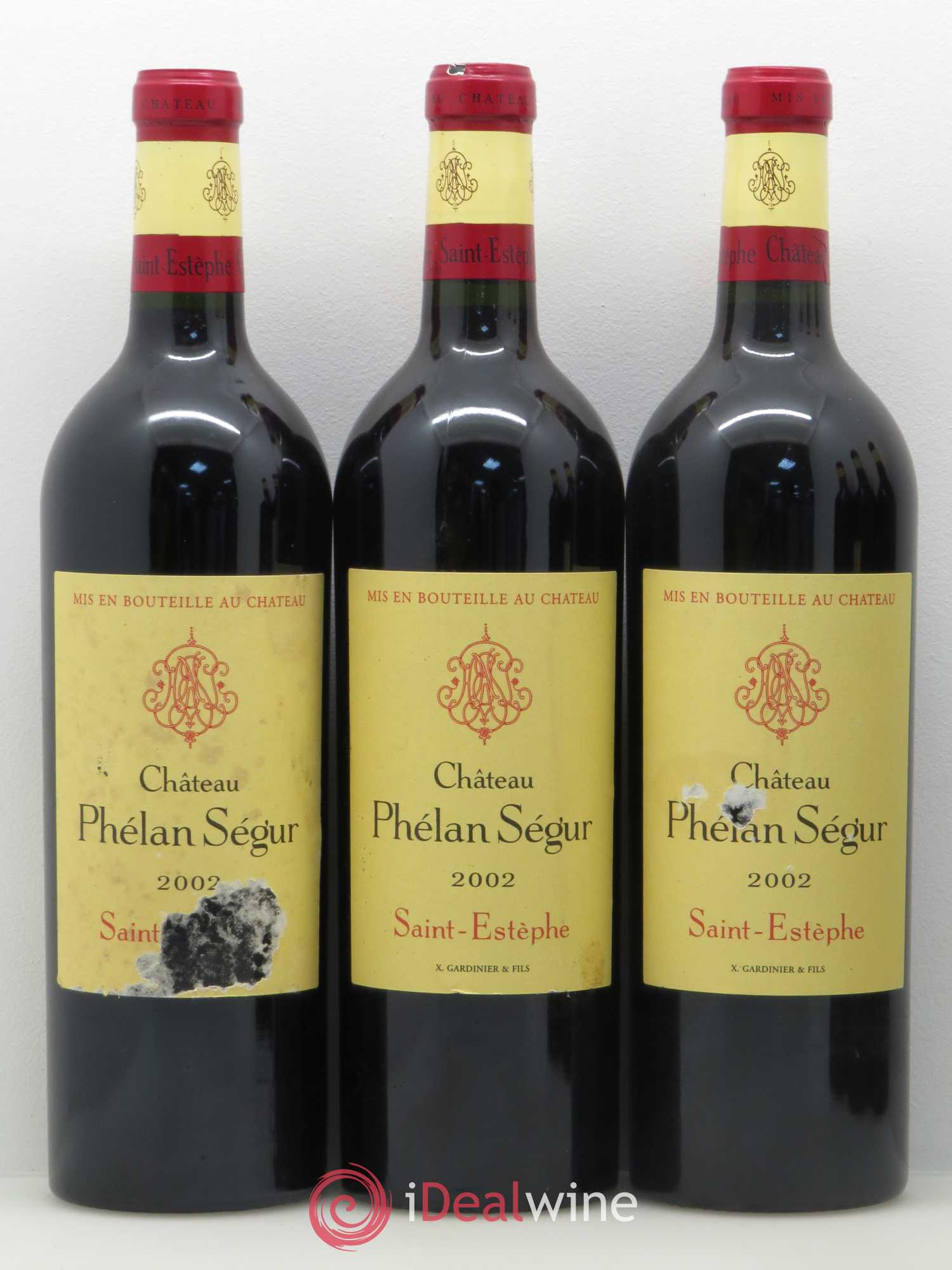 Château Phélan Ségur 2002 - Lot de 12 bouteilles - 3