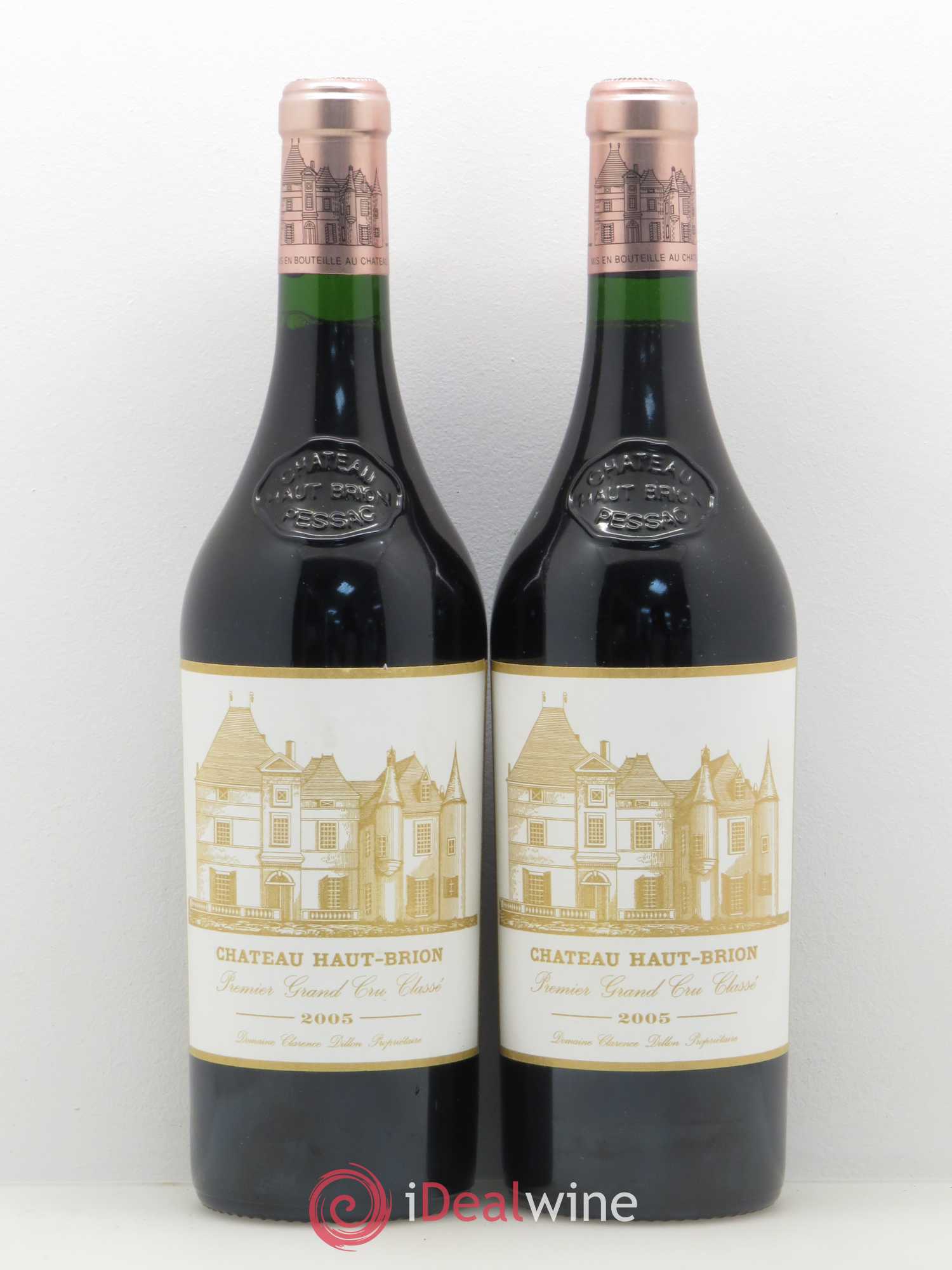 Château Haut Brion 1er Grand Cru Classé 2005 - Lot de 2 bouteilles - 0