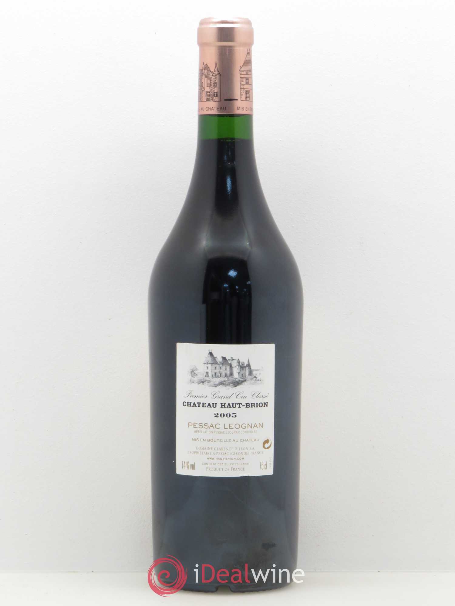 Château Haut Brion 1er Grand Cru Classé 2005 - Lot de 1 bouteille - 1