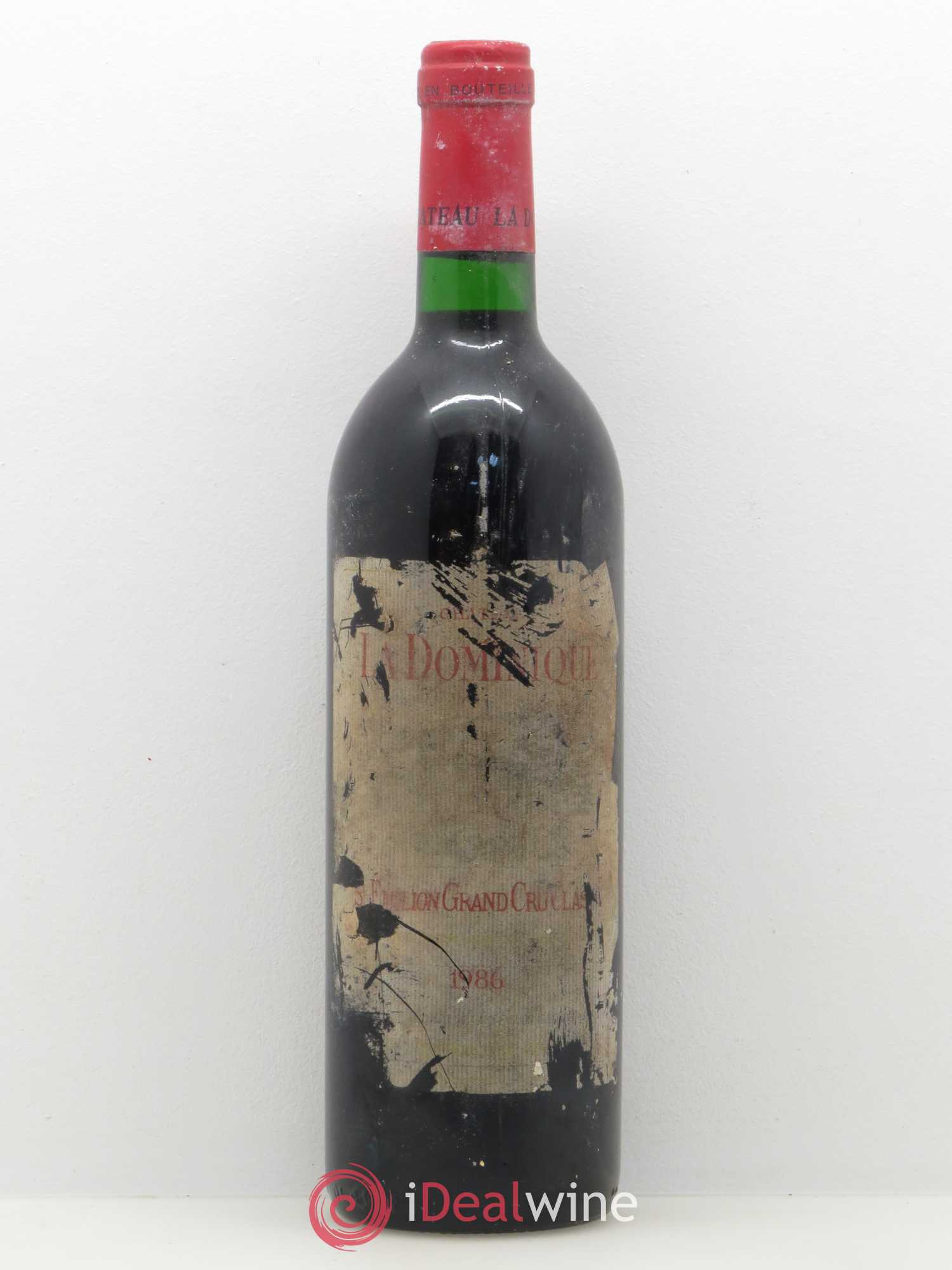 Château la Dominique Grand Cru Classé 1986 - Lot de 1 bouteille - 0