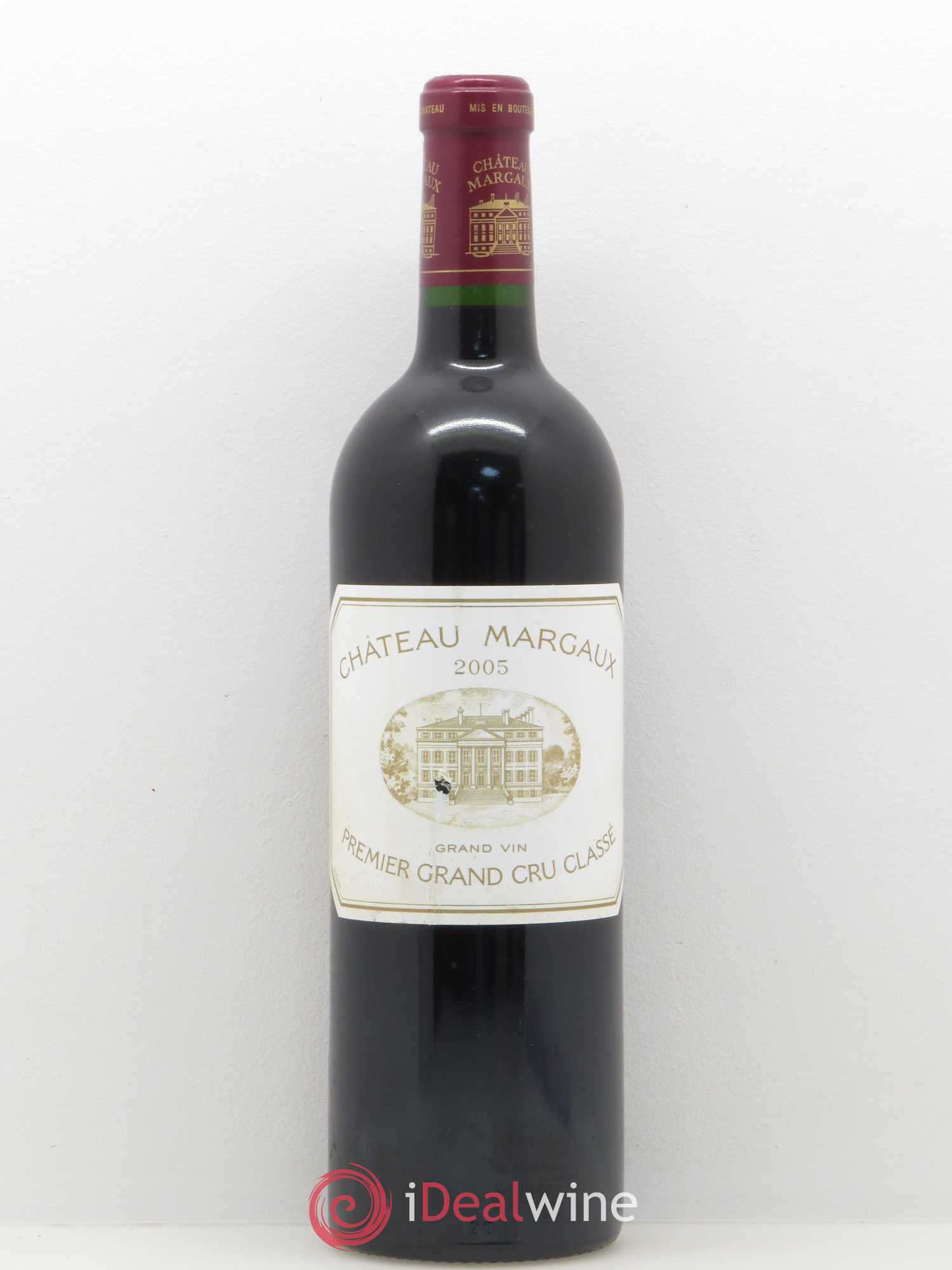 Château Margaux 1er Grand Cru Classé 2005 - Lot de 1 bouteille - 0