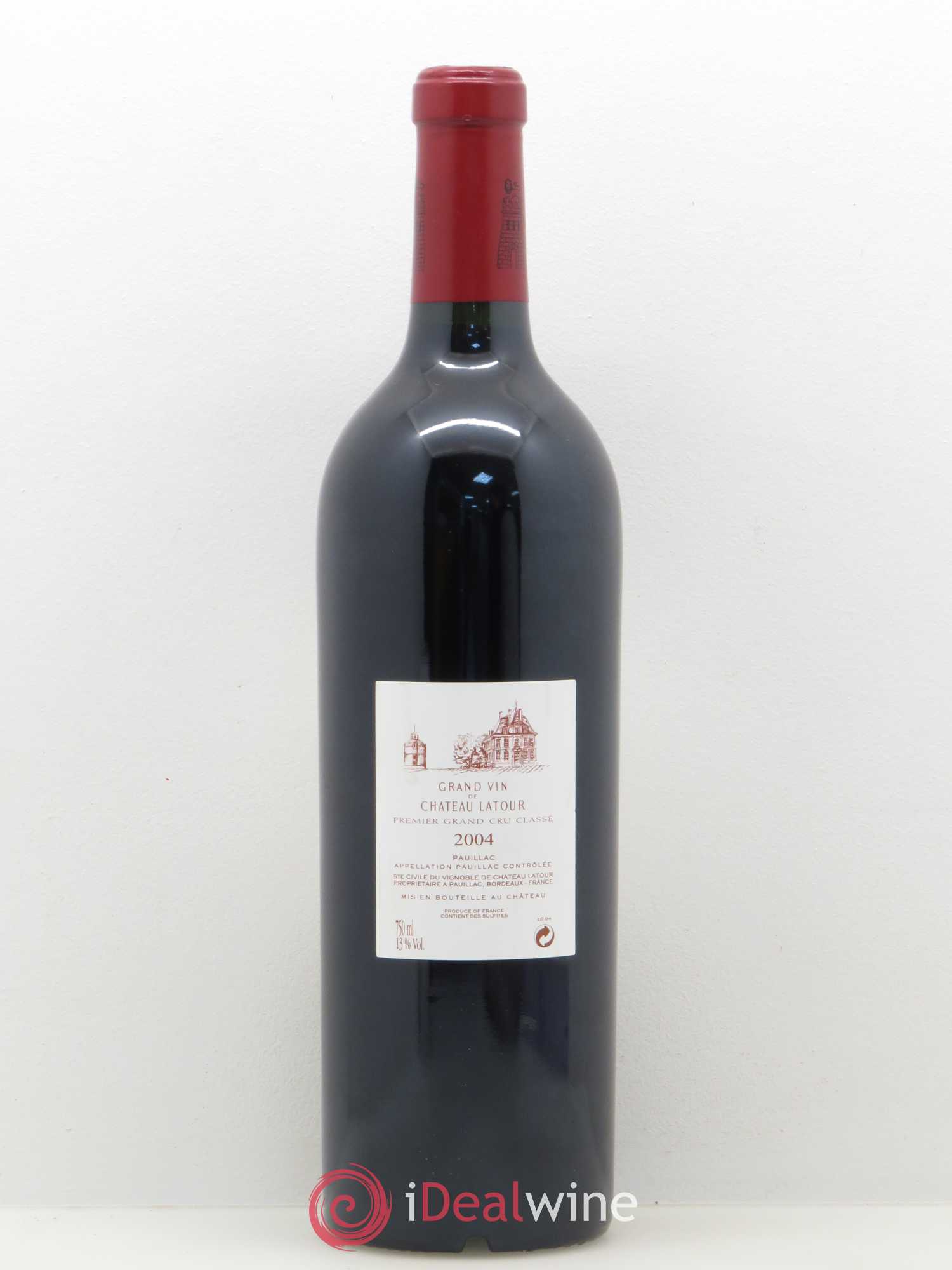 Château Latour 1er Grand Cru Classé 2004 - Lot de 1 bouteille - 1