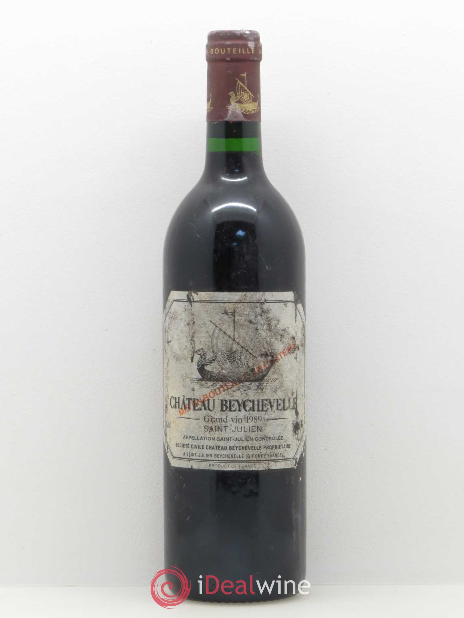 Château Beychevelle 4ème Grand Cru Classé 1989 - Lot de 1 bouteille - 0