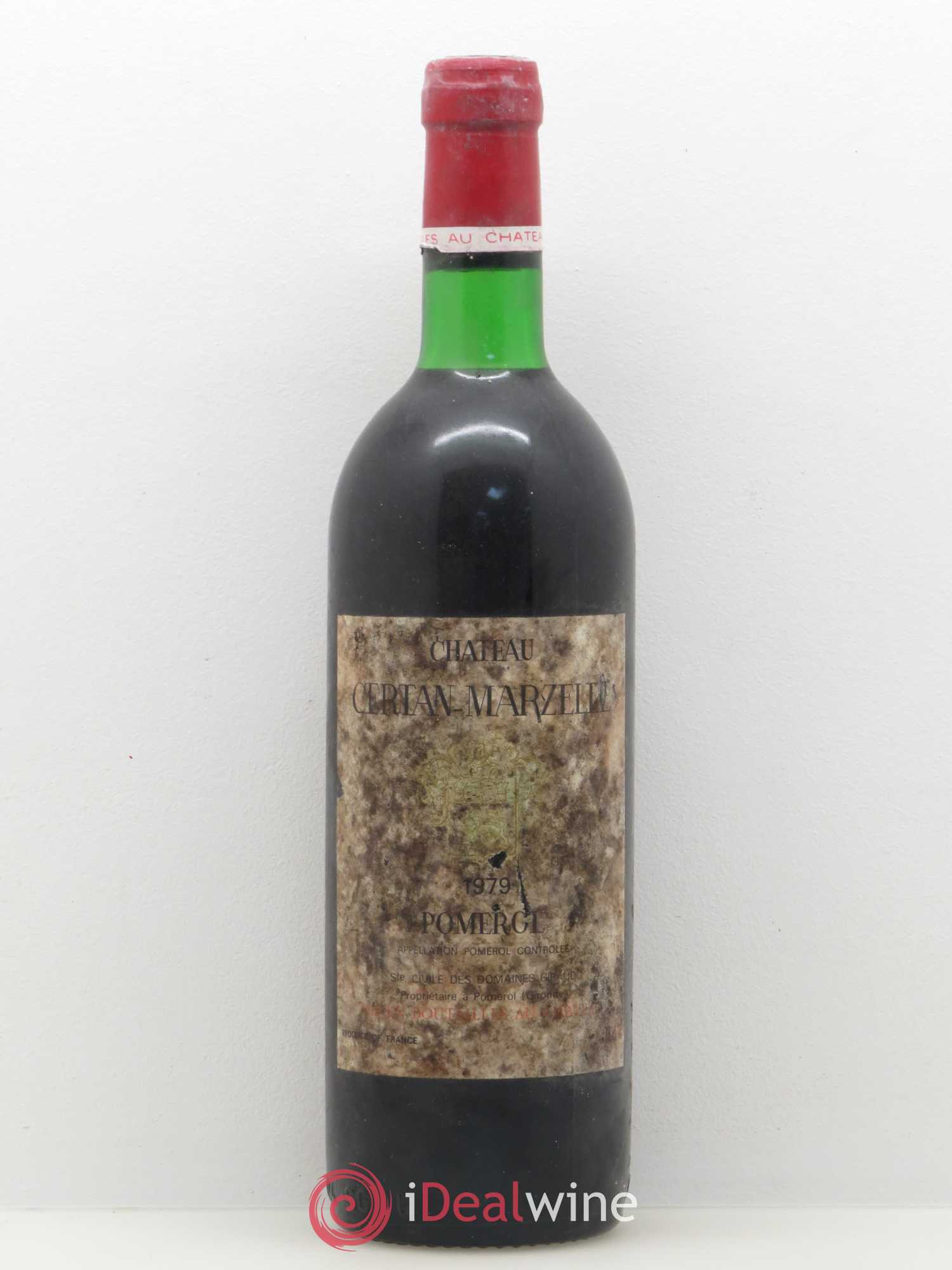 Pomerol Château Certan Marzelle 1979 - Posten von 1 Flasche - 0
