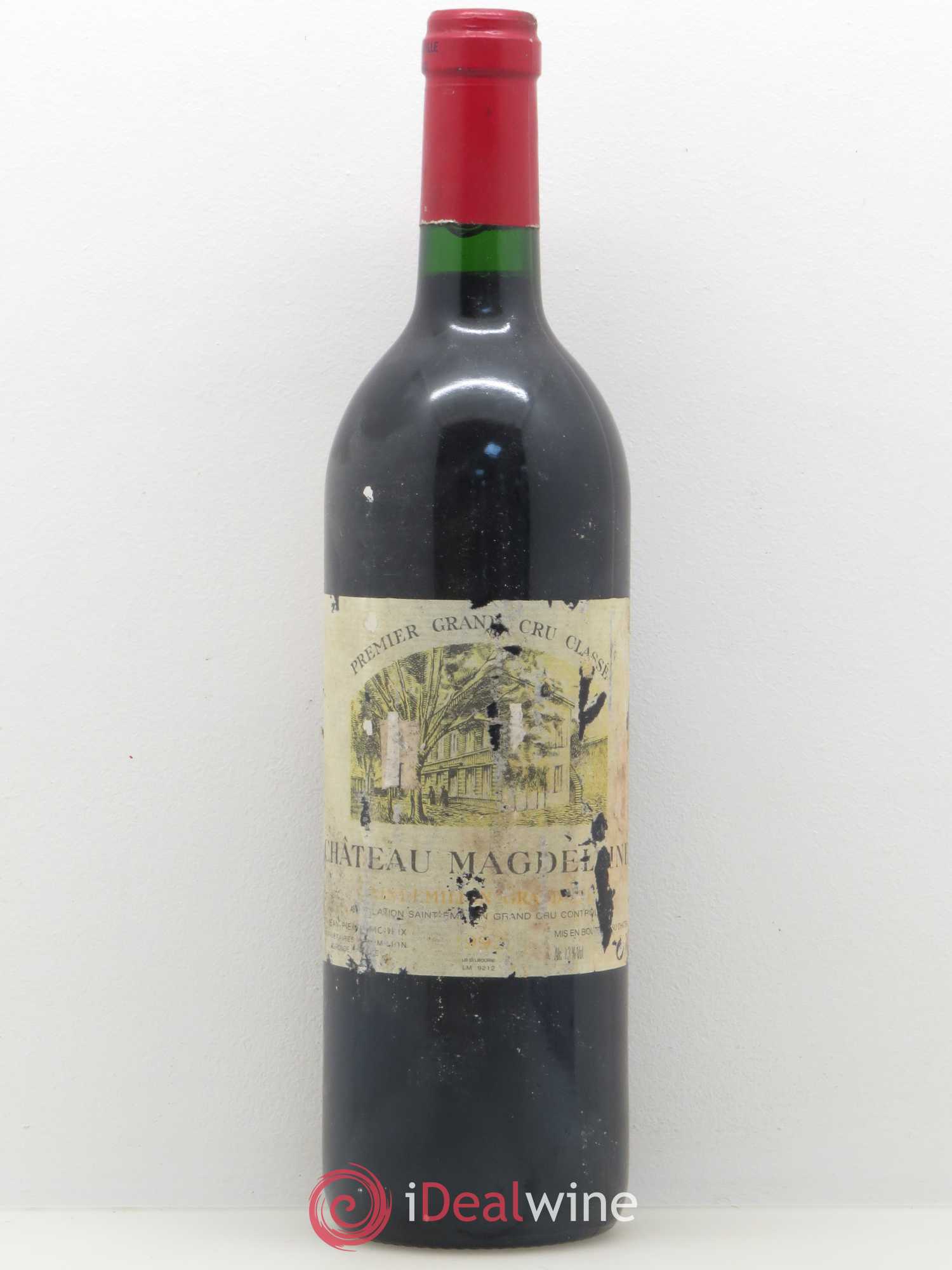 Château Magdelaine 1992 - Lot de 1 bouteille - 0