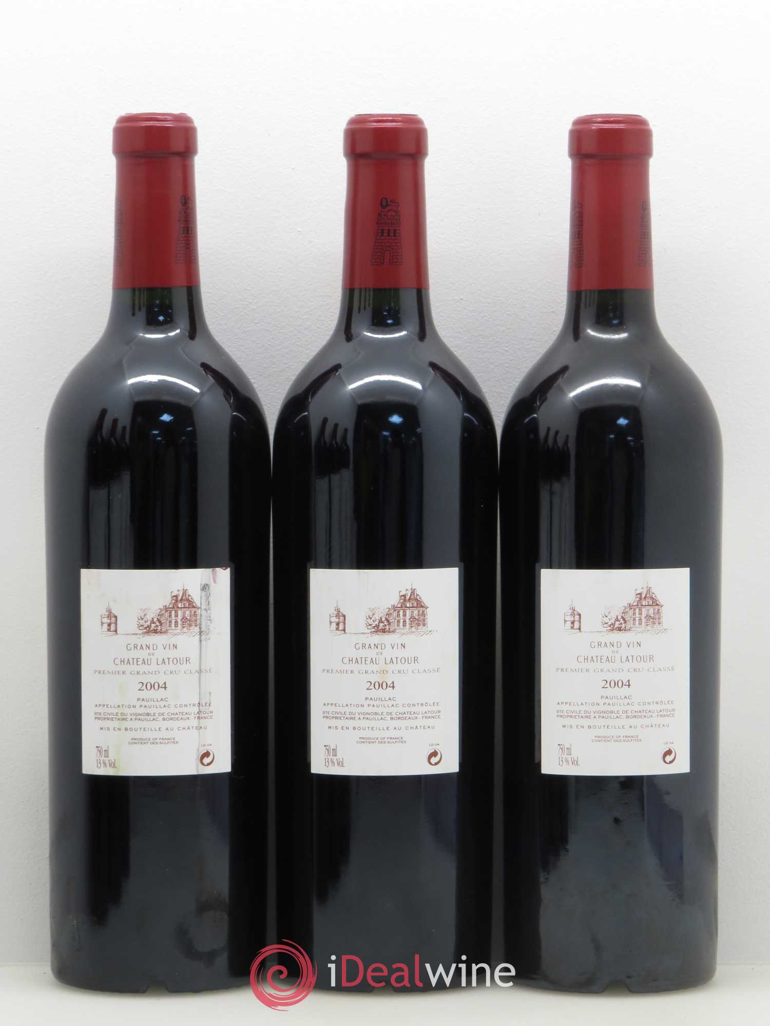 Château Latour 1er Grand Cru Classé 2004 - Lot de 6 bouteilles - 2