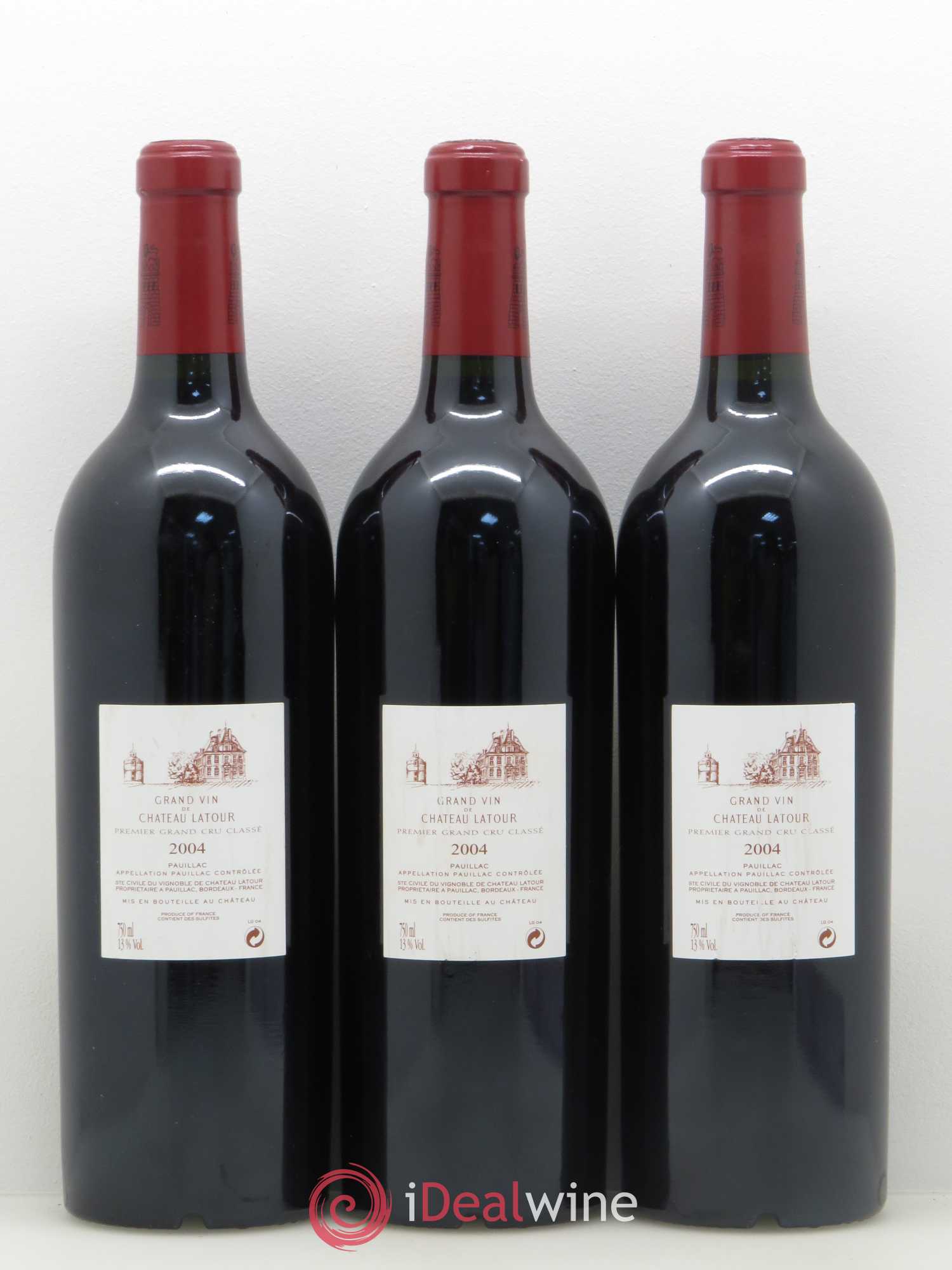 Château Latour 1er Grand Cru Classé 2004 - Lot de 6 bouteilles - 4