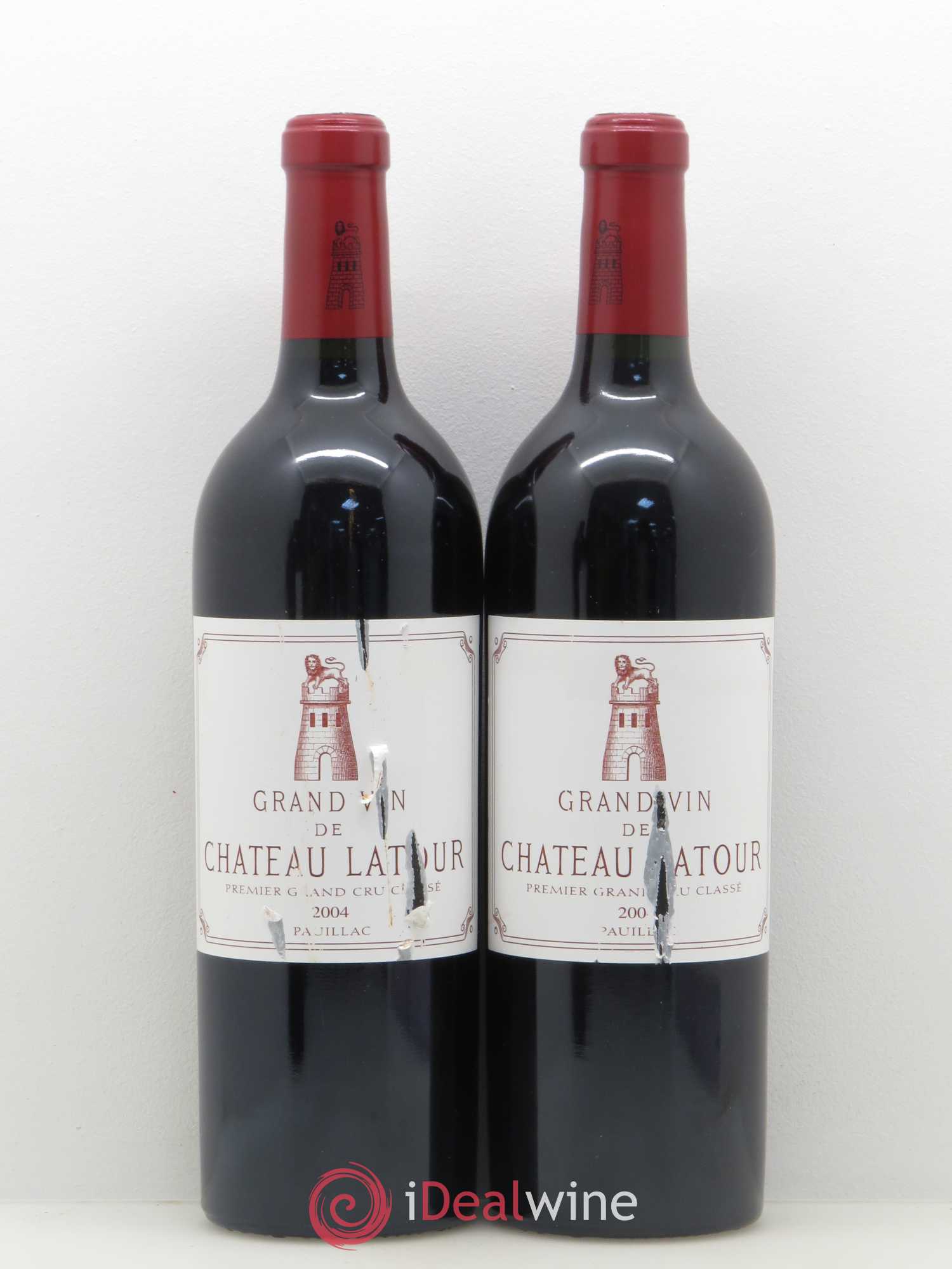 Château Latour 1er Grand Cru Classé 2004 - Lot de 2 bouteilles - 0