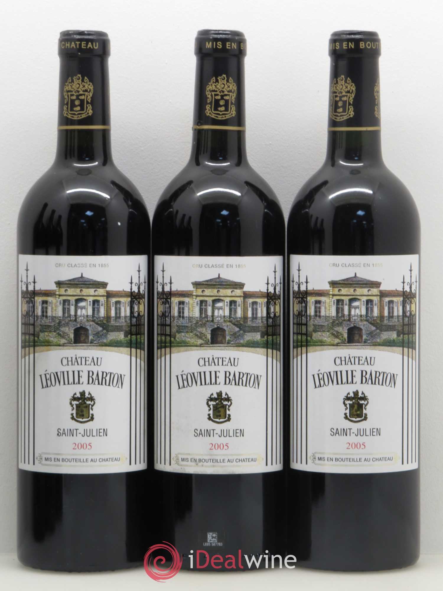 Château Léoville Barton 2ème Grand Cru Classé 2005 - Lot de 6 bouteilles - 1