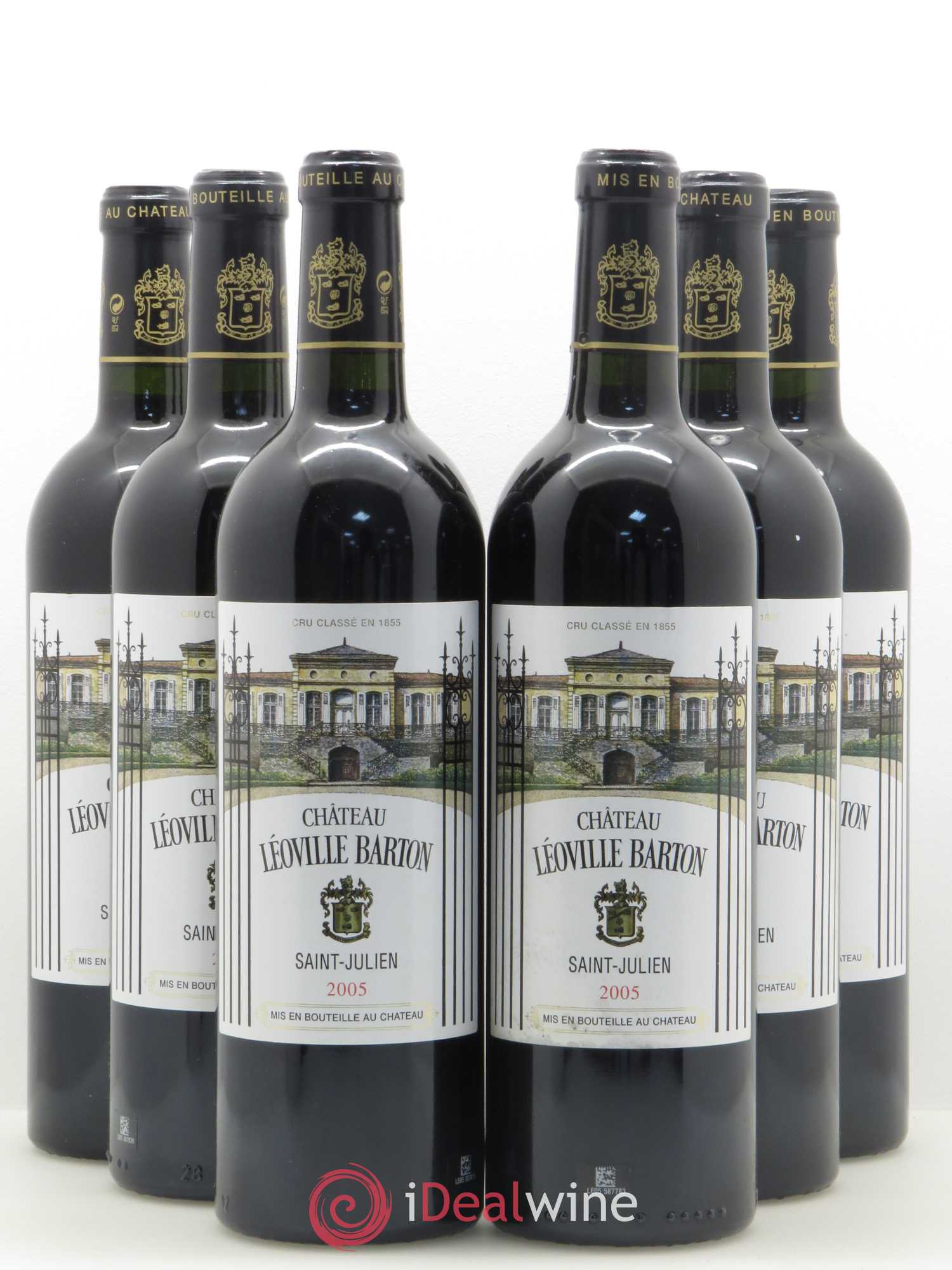 Château Léoville Barton 2ème Grand Cru Classé 2005 - Lot de 6 bouteilles - 0
