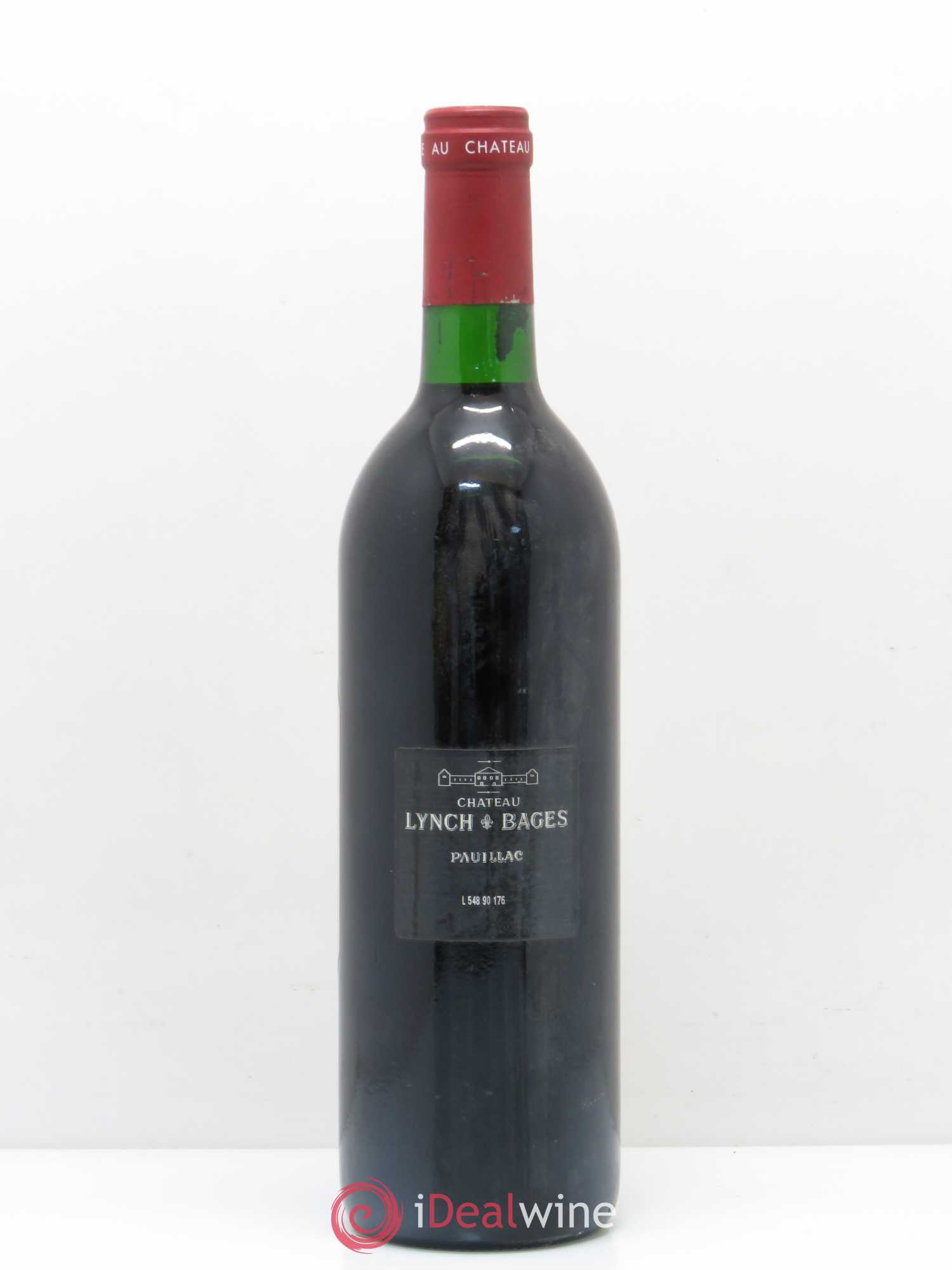 Château Lynch Bages 5ème Grand Cru Classé 1990 - Lot de 1 bouteille - 1
