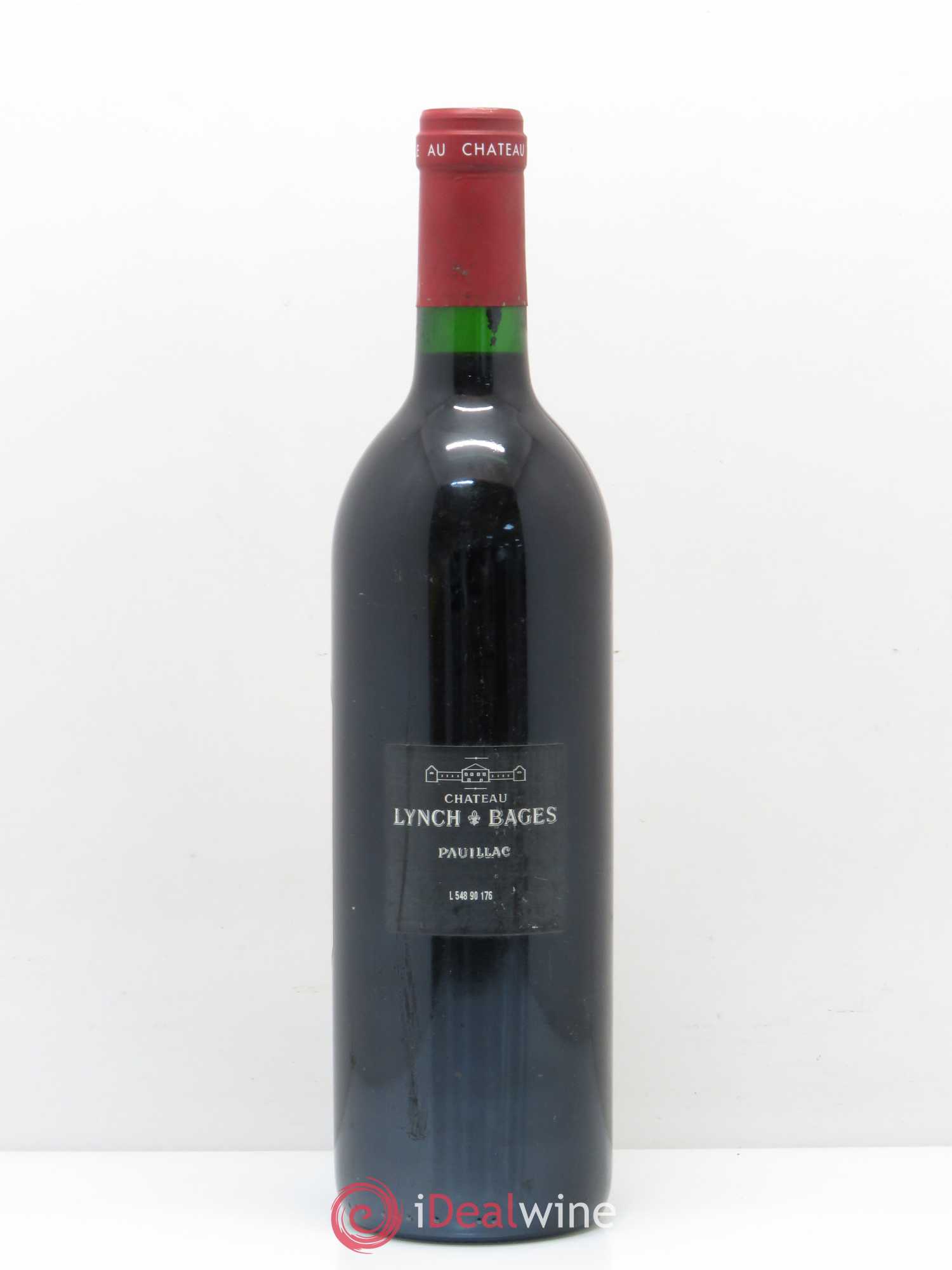 Château Lynch Bages 5ème Grand Cru Classé 1990 - Lot de 1 bouteille - 1