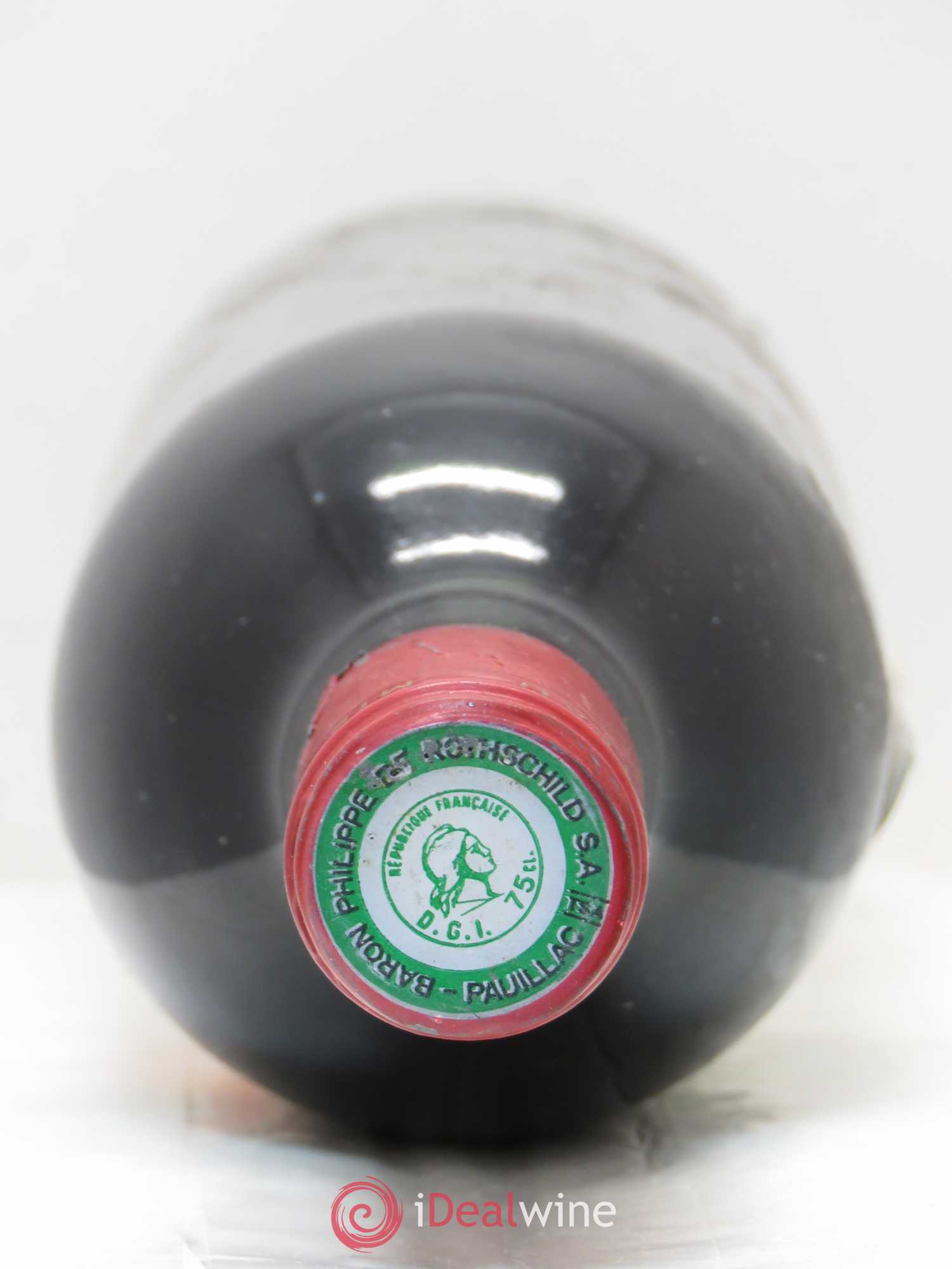 Château Mouton Rothschild 1er Grand Cru Classé 1979 - Lot de 1 bouteille - 1