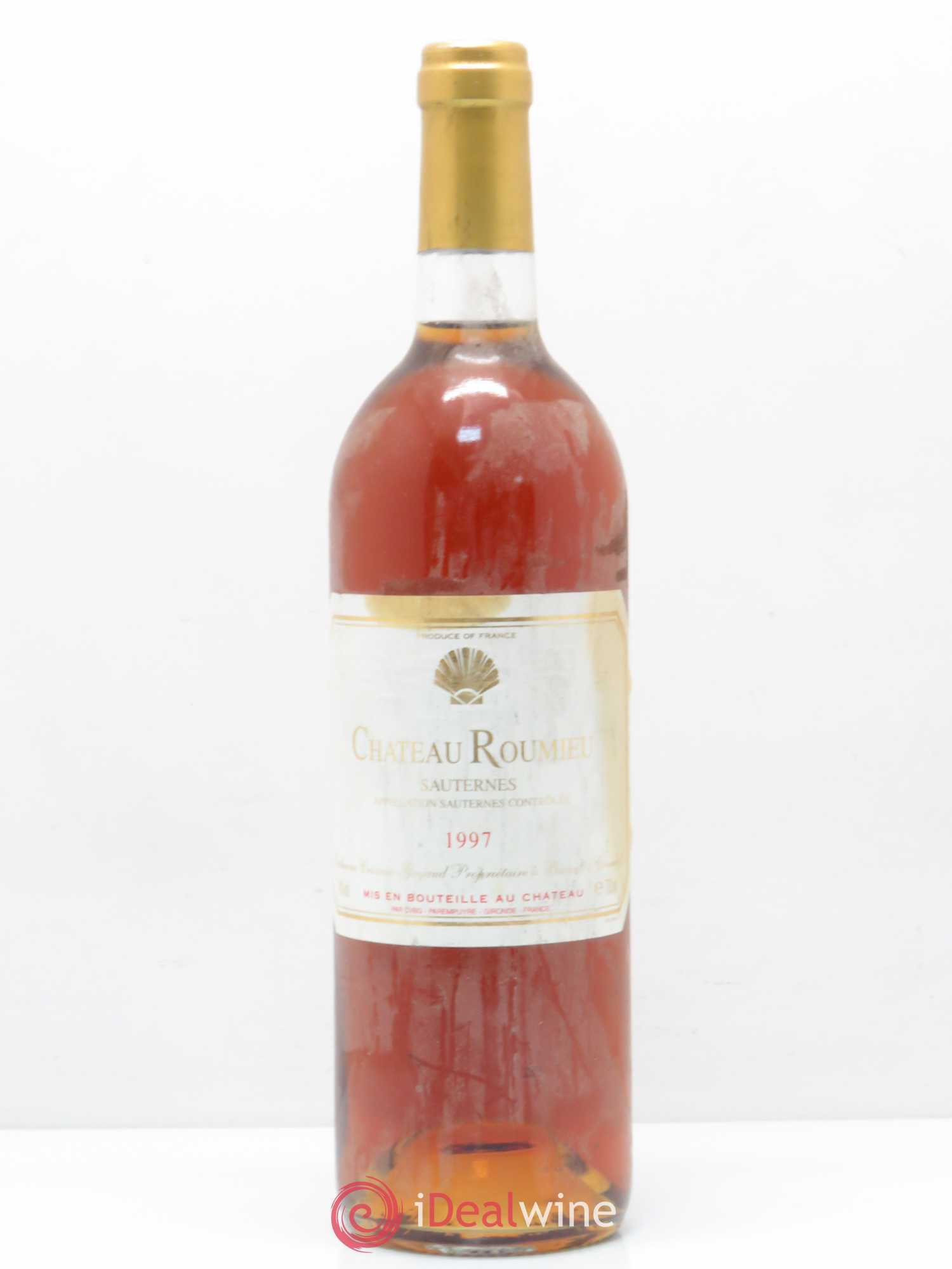 Sauternes Château Roumieu (sans prix de réserve) 1997 - Posten von 1 Flasche - 0