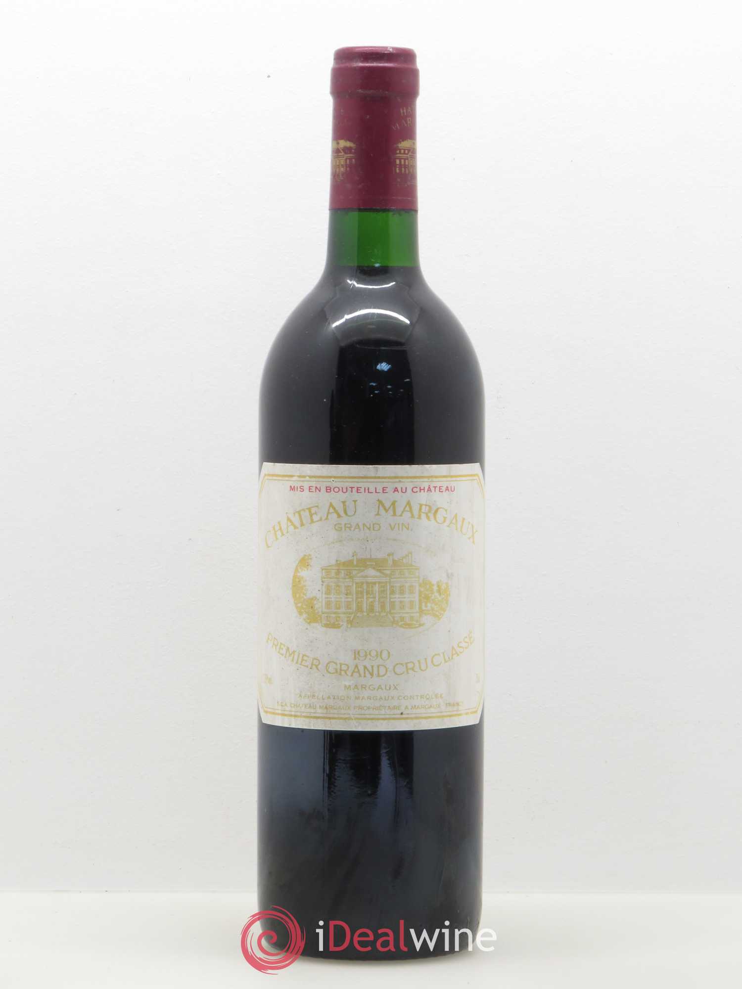 Château Margaux 1er Grand Cru Classé 1990 - Lot de 1 bouteille - 0