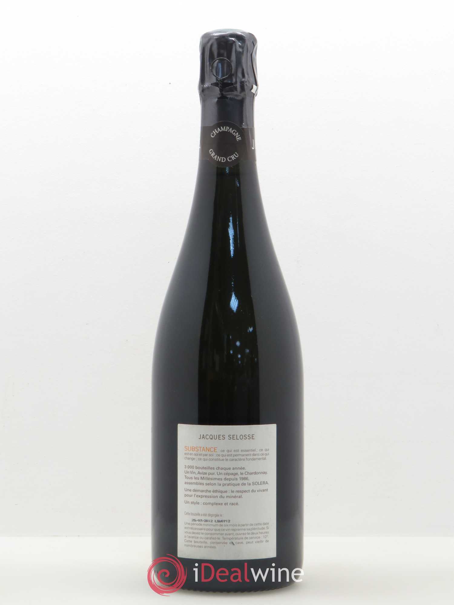 Substance Jacques Selosse - Lot de 1 bouteille - 1