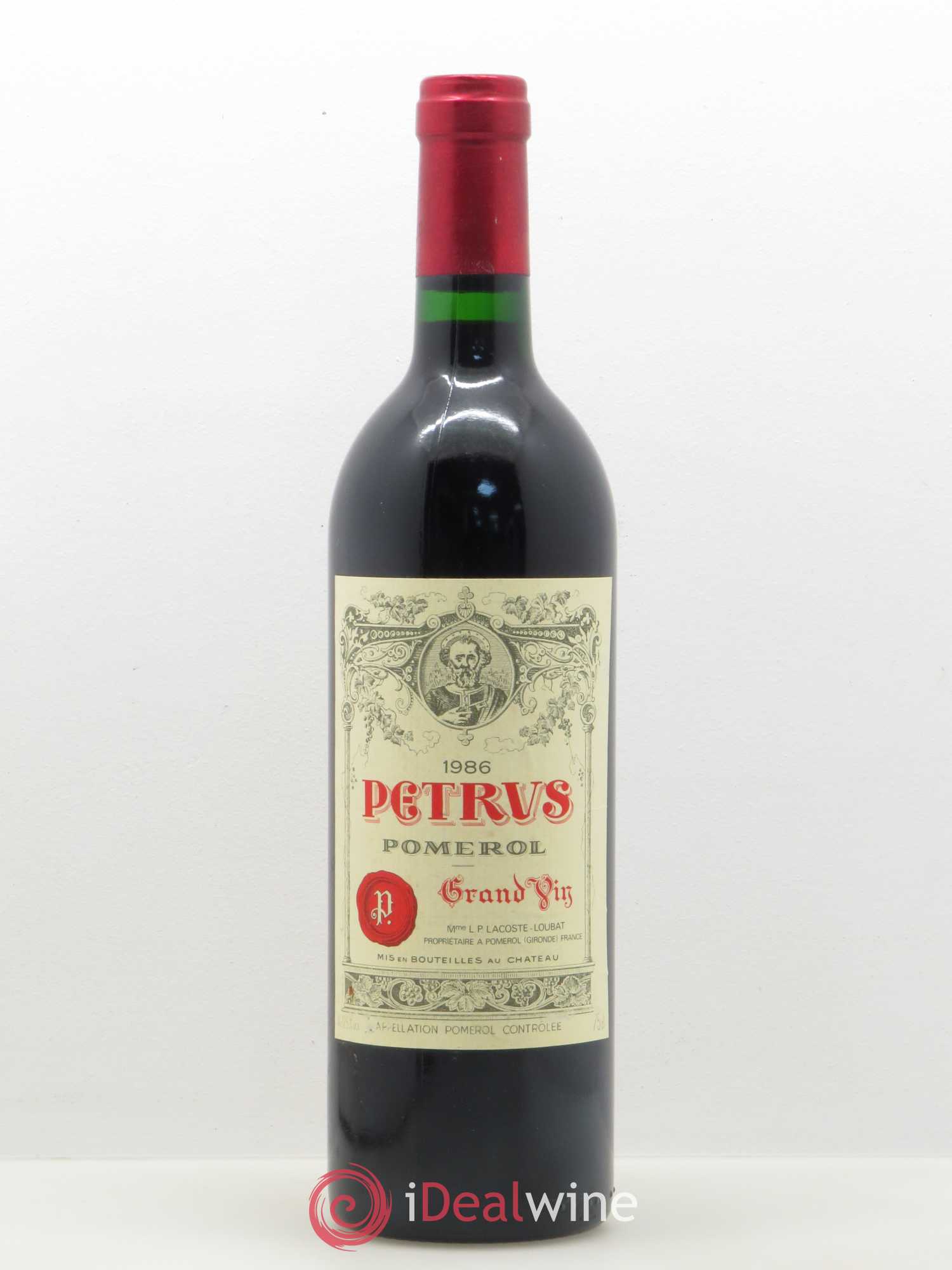 Petrus 1986 - Lot de 1 bouteille - 0