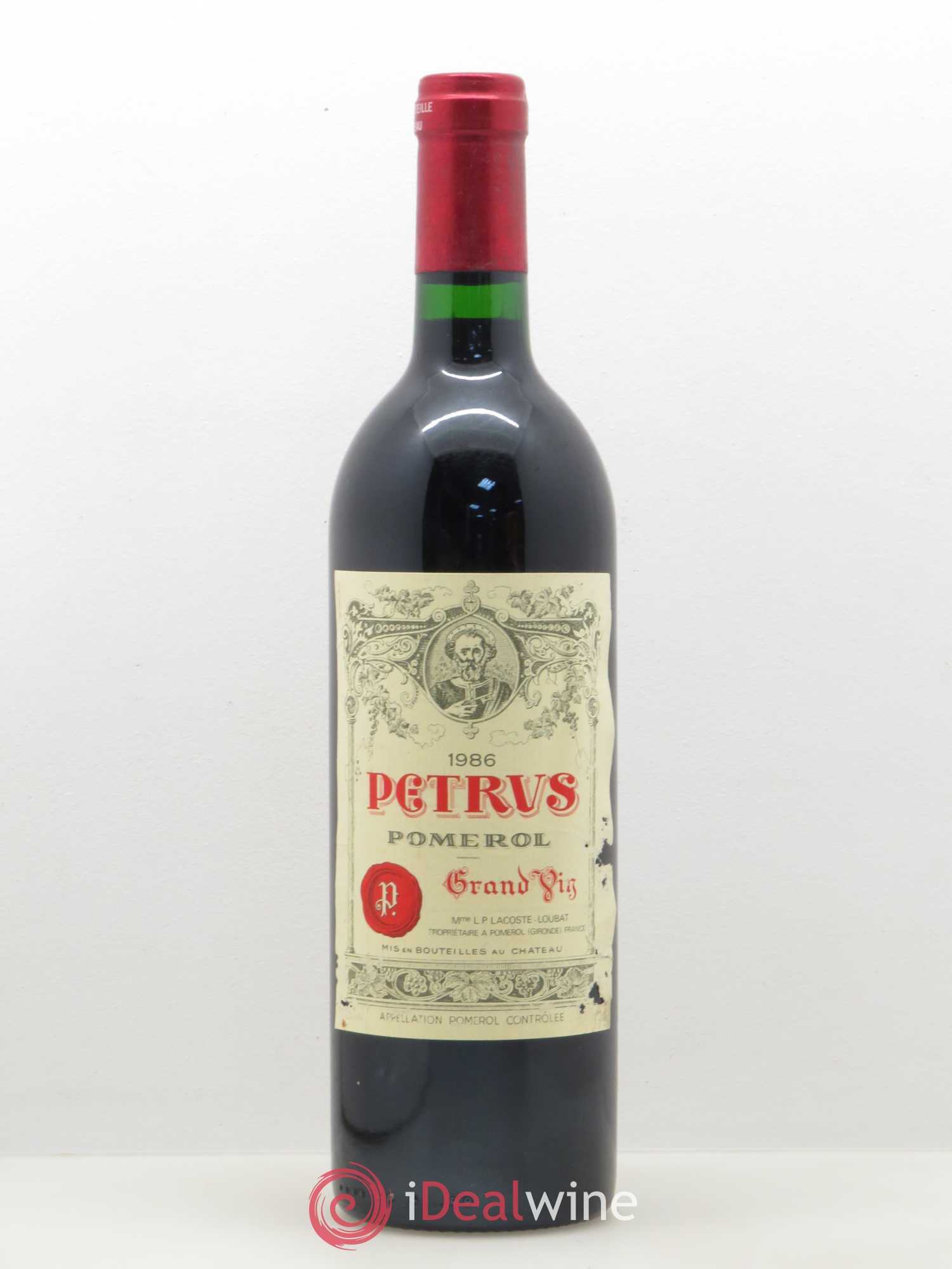 Petrus 1986 - Lot de 1 bouteille - 0