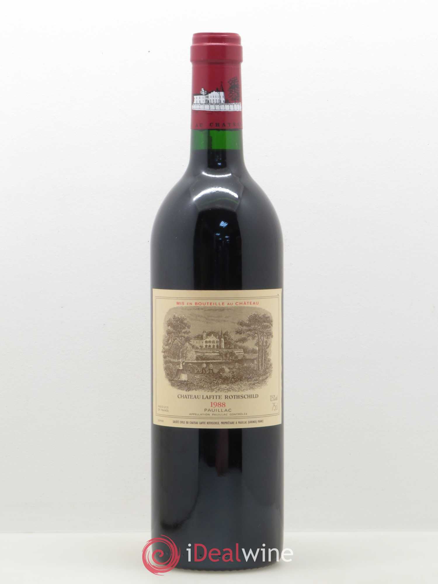 Château Lafite Rothschild 1er Grand Cru Classé 1988 - Lot de 1 bouteille - 0