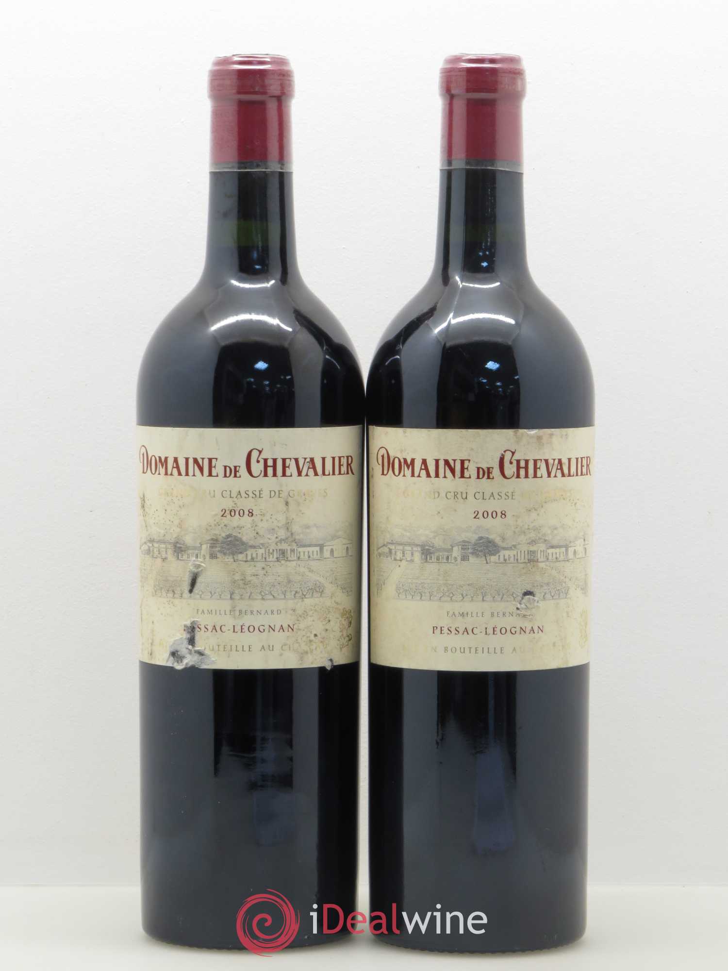 Domaine de Chevalier Cru Classé de Graves 2008 - Lot de 2 bouteilles - 0