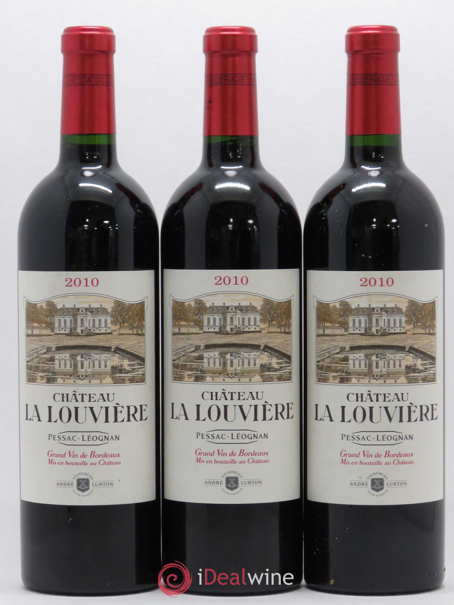 Château la Louvière 2010 - Lot de 6 bouteilles - 1