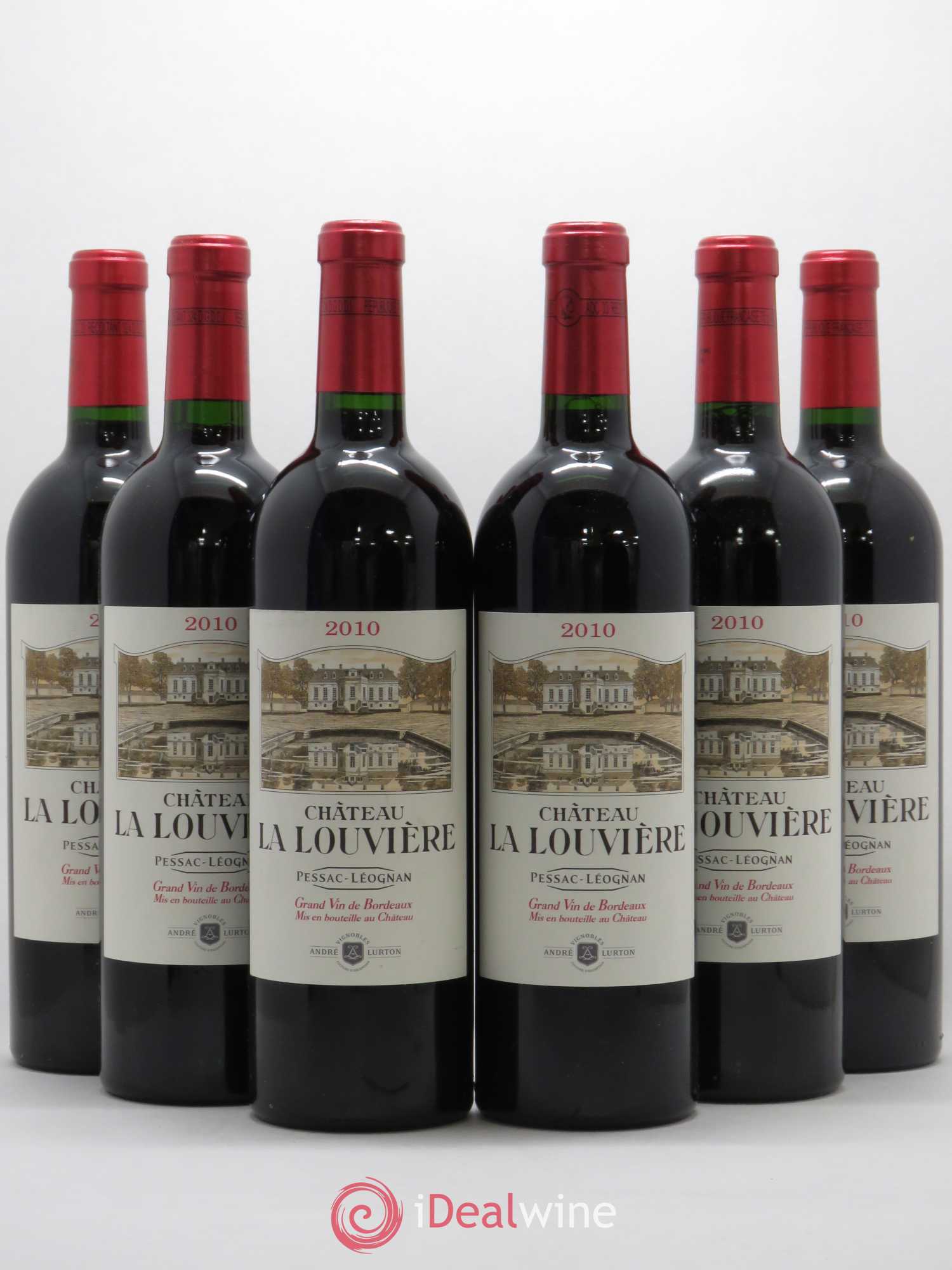 Château la Louvière 2010 - Lot de 6 bouteilles - 0