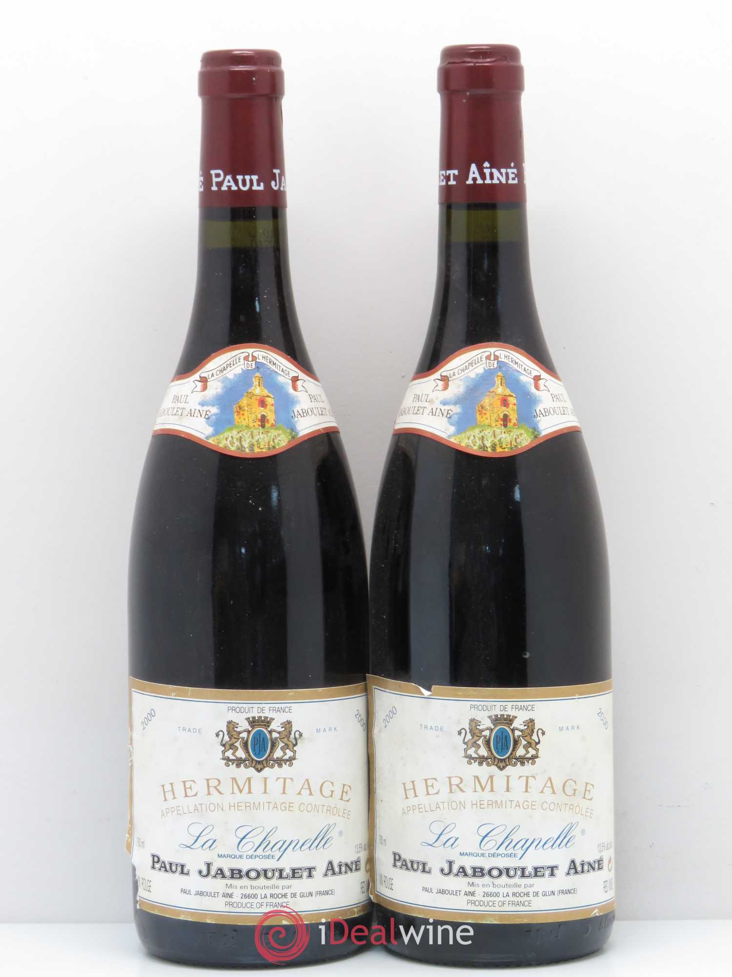 Hermitage La Chapelle Paul Jaboulet Ainé 2000 - Lot de 2 bouteilles - 0