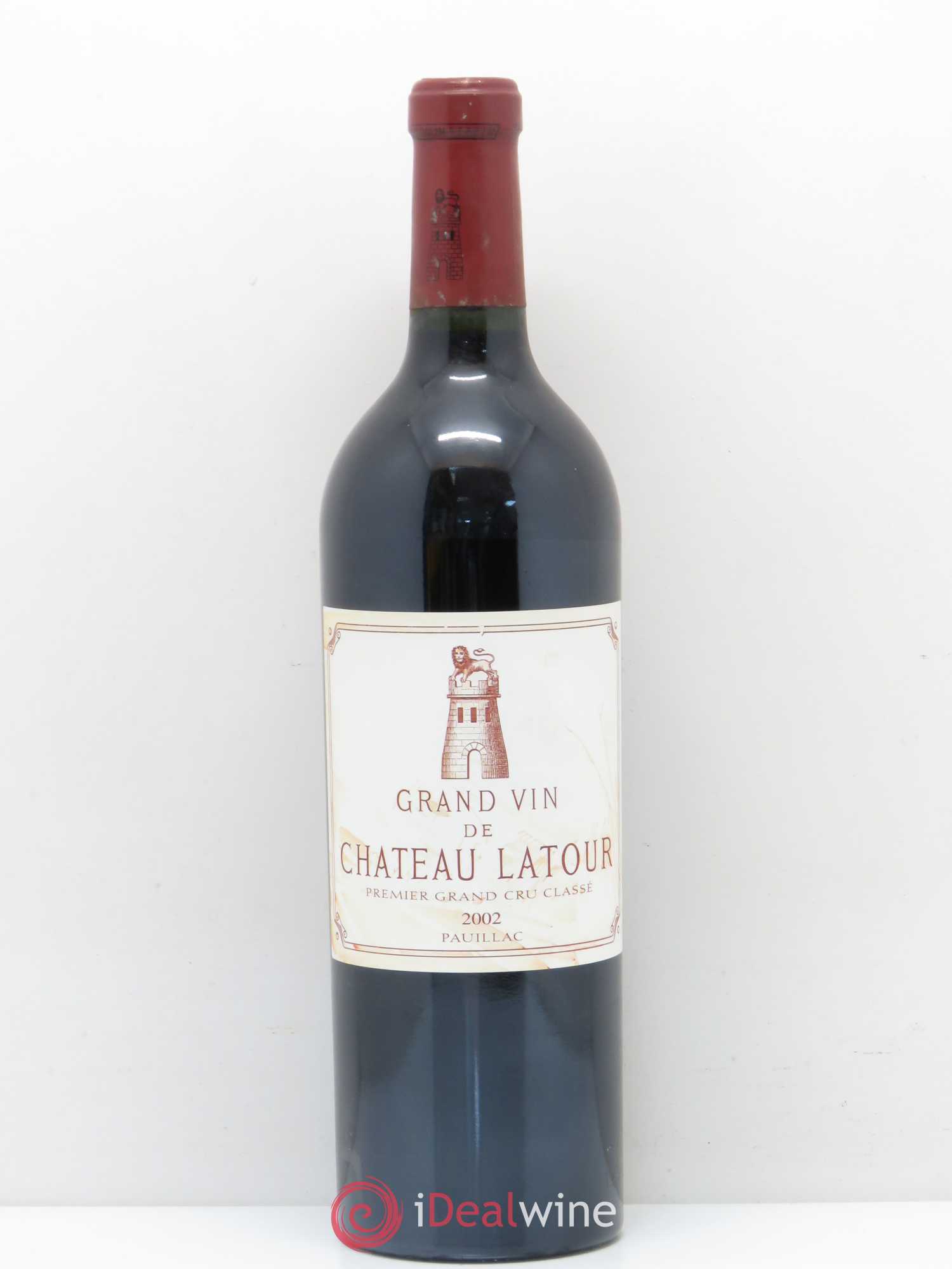 Château Latour 1er Grand Cru Classé 2002 - Lot de 1 bouteille - 0