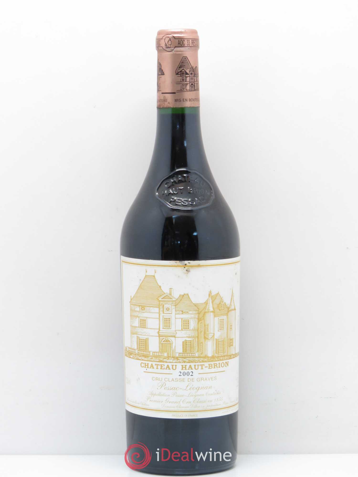 Château Haut Brion 1er Grand Cru Classé 2002 - Lot de 1 bouteille - 0