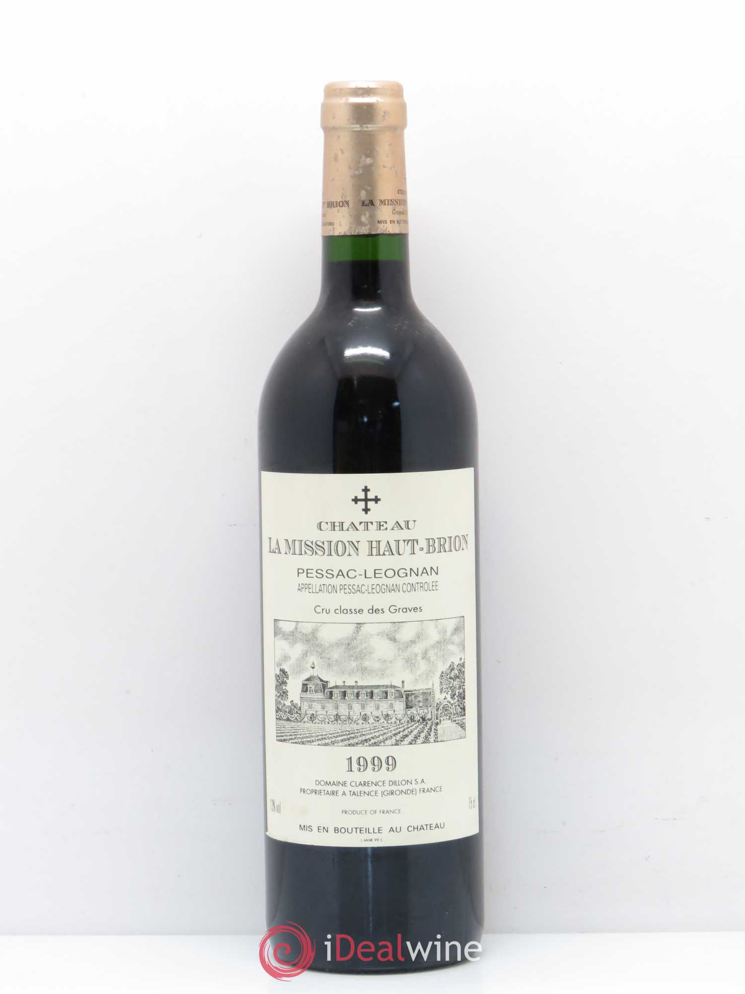 Château la Mission Haut-Brion Cru Classé de Graves 1999 - Lot de 1 bouteille - 0