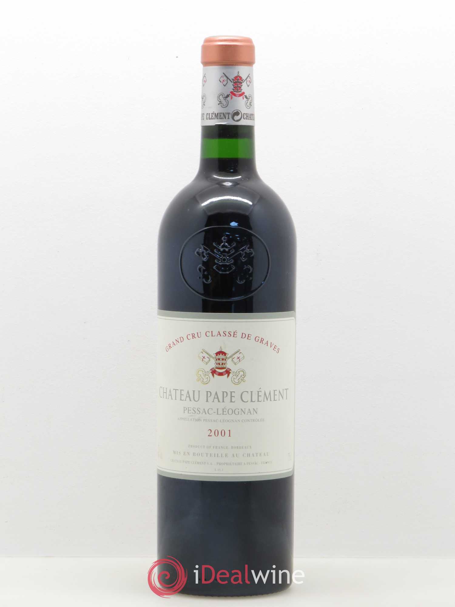 Château Pape Clément Cru Classé de Graves 2001 - Lot de 1 bouteille - 0