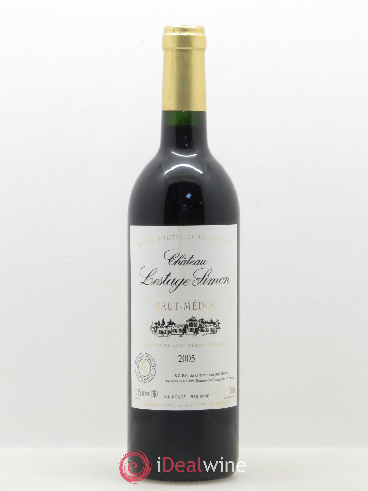 Château Lestage Simon Cru Bourgeois 2005 - Lot de 1 bouteille - 0
