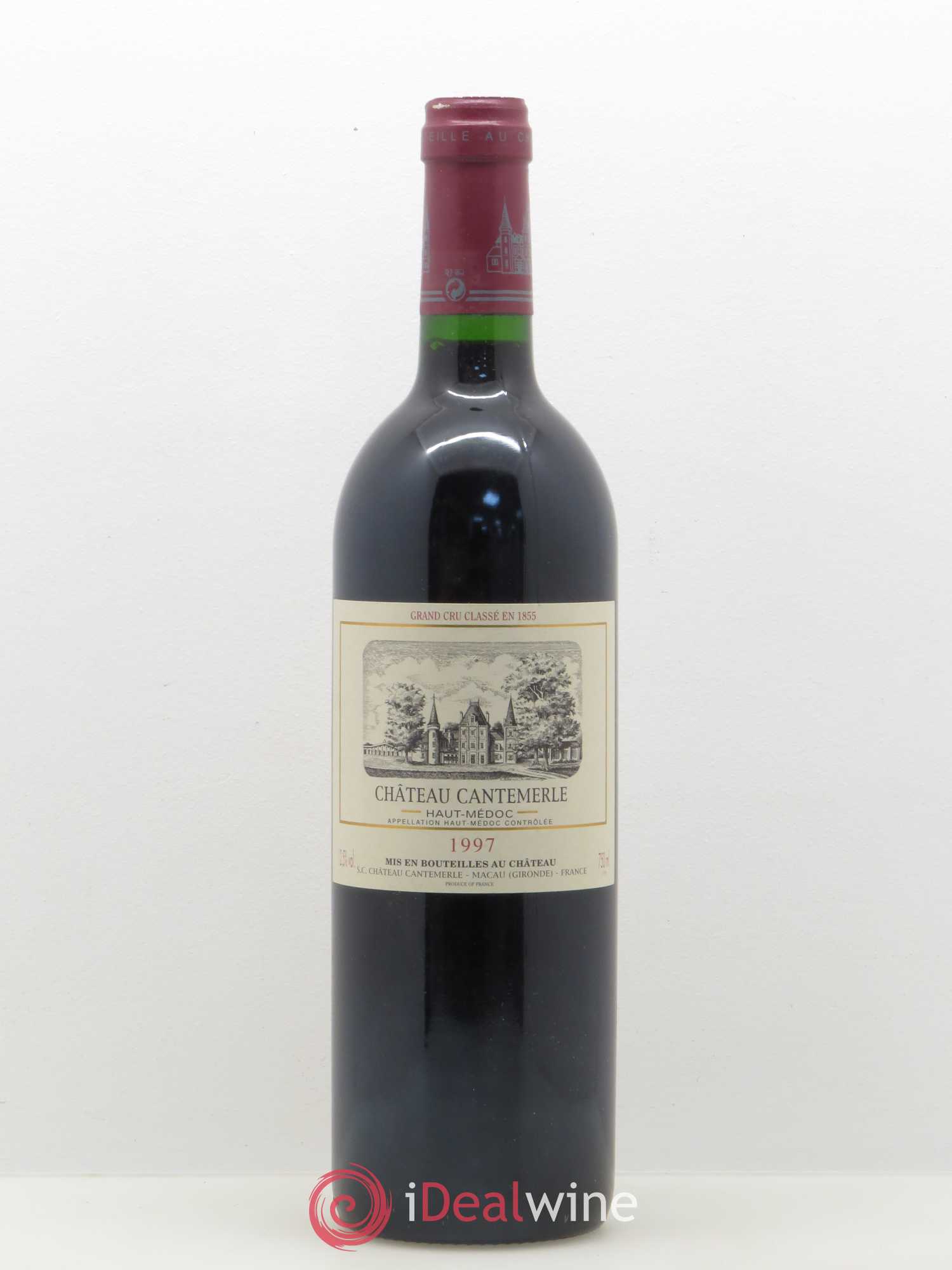 Château Cantemerle 5ème Grand Cru Classé 1997 - Lot de 1 bouteille - 0