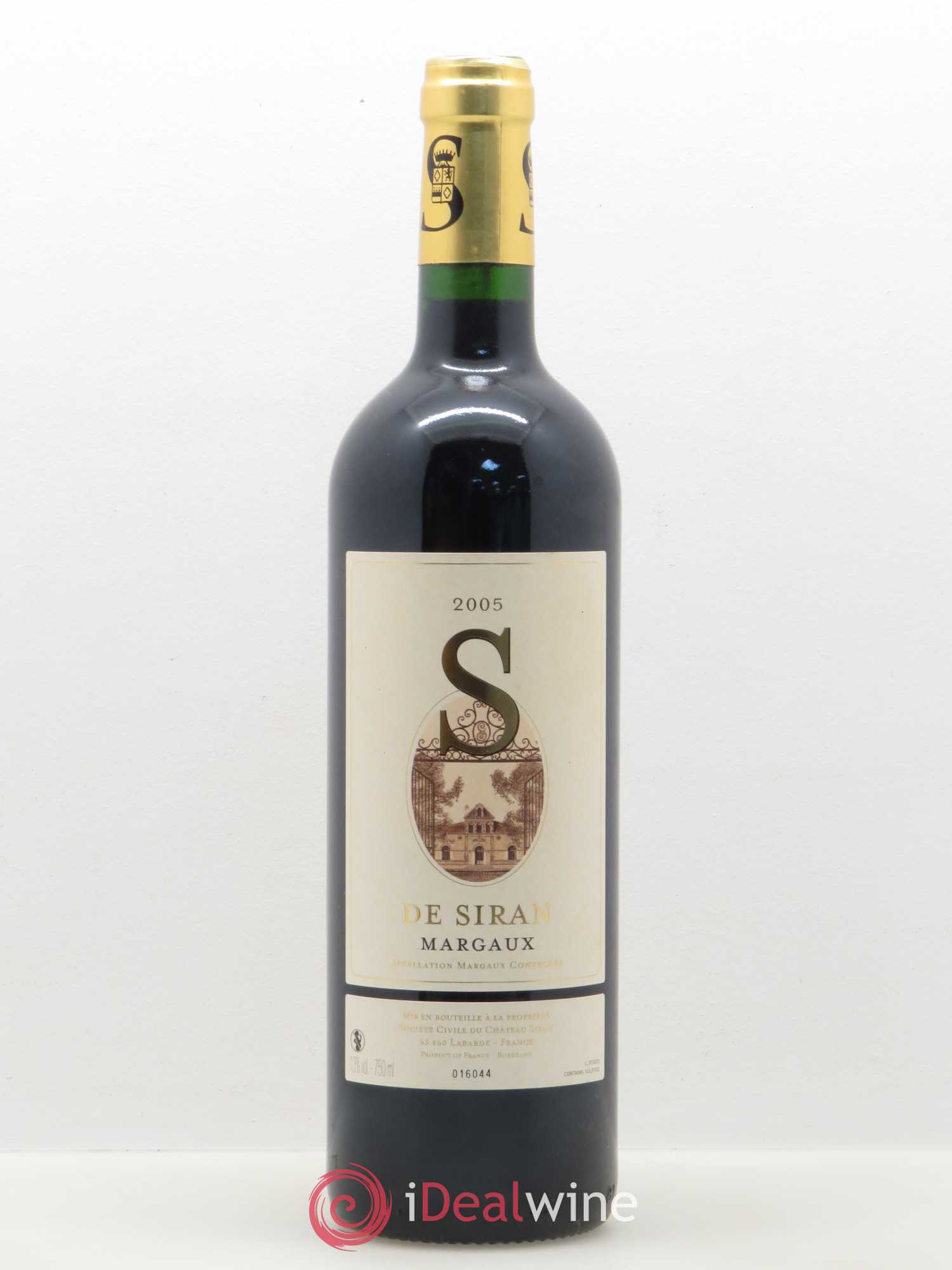 Médoc S de Siran 2005 - Posten von 1 Flasche - 0