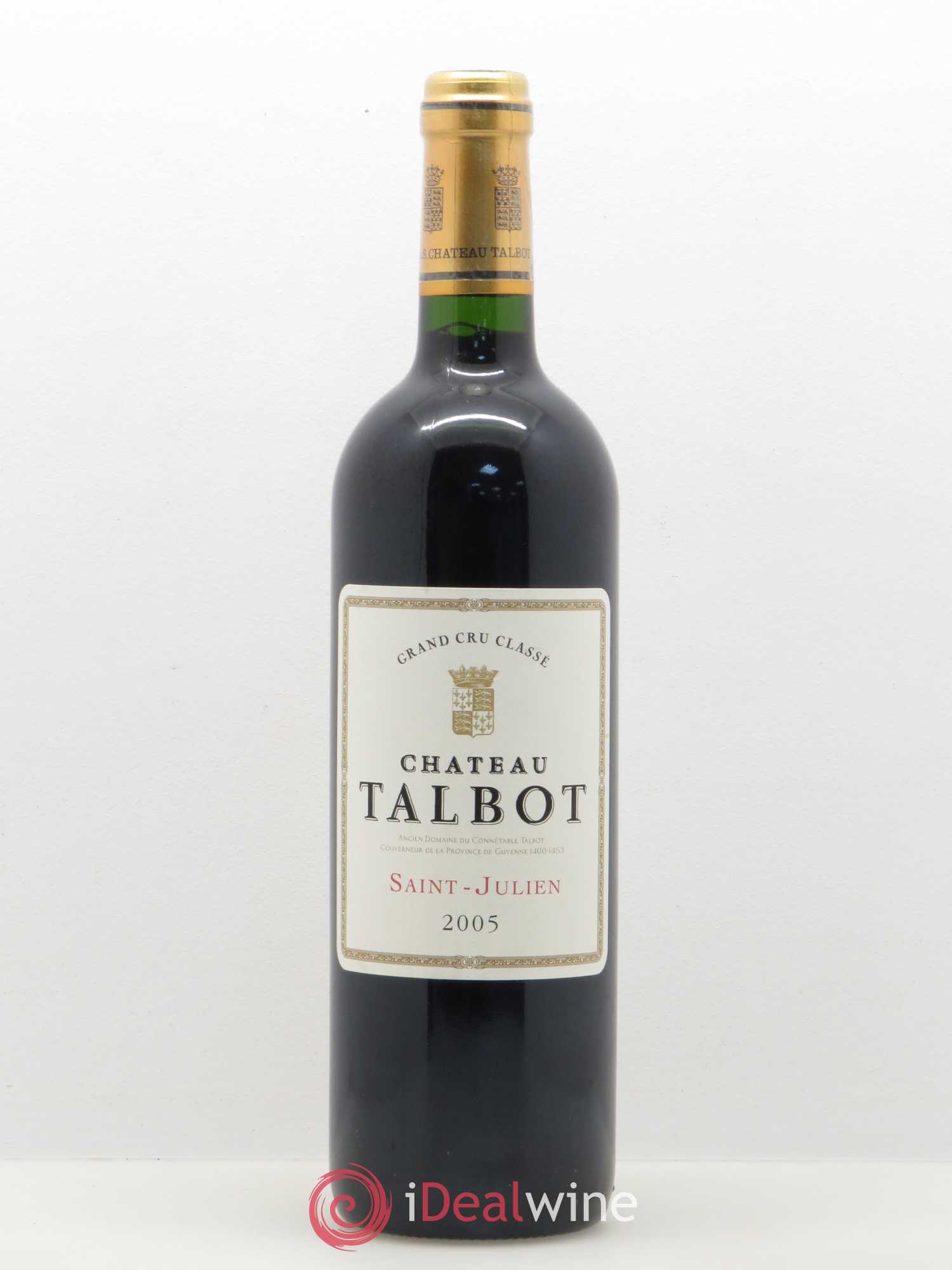 Château Talbot 4ème Grand Cru Classé 2005 - Lot de 1 bouteille - 0