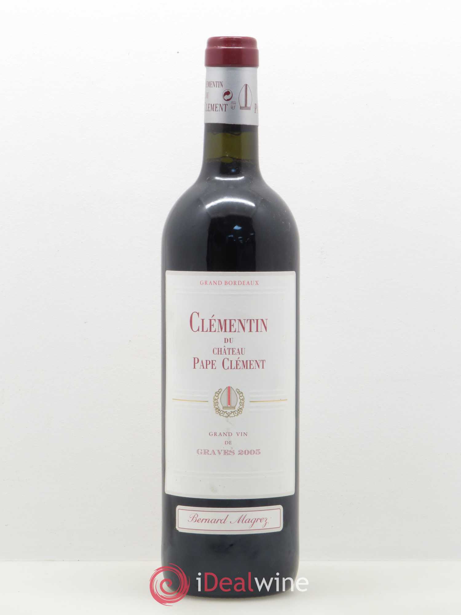 Le Clémentin de Pape Clément Second Vin 2005 - Lot de 1 bouteille - 0