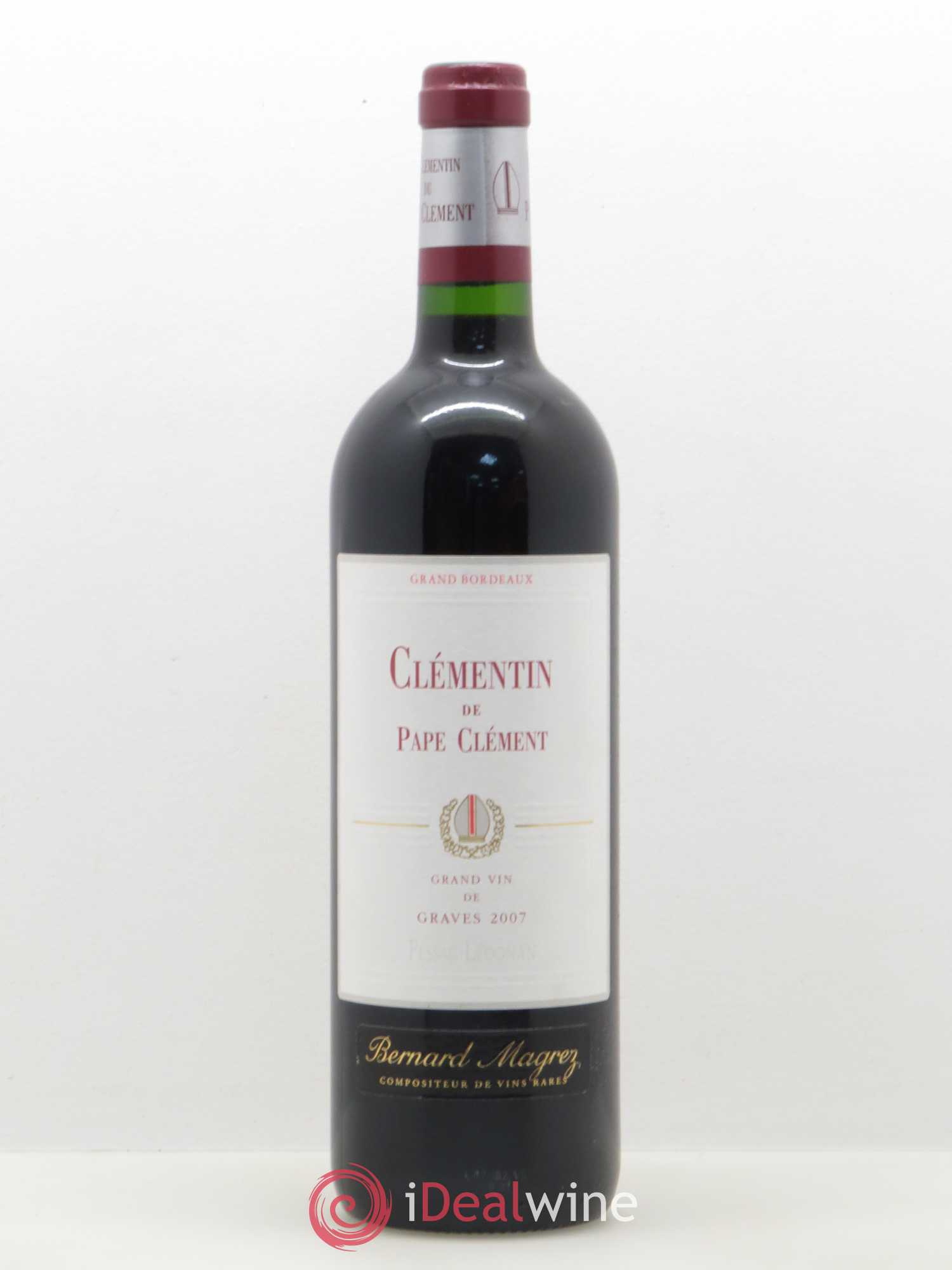 Le Clémentin de Pape Clément Second Vin 2007 - Lot de 1 bouteille - 0