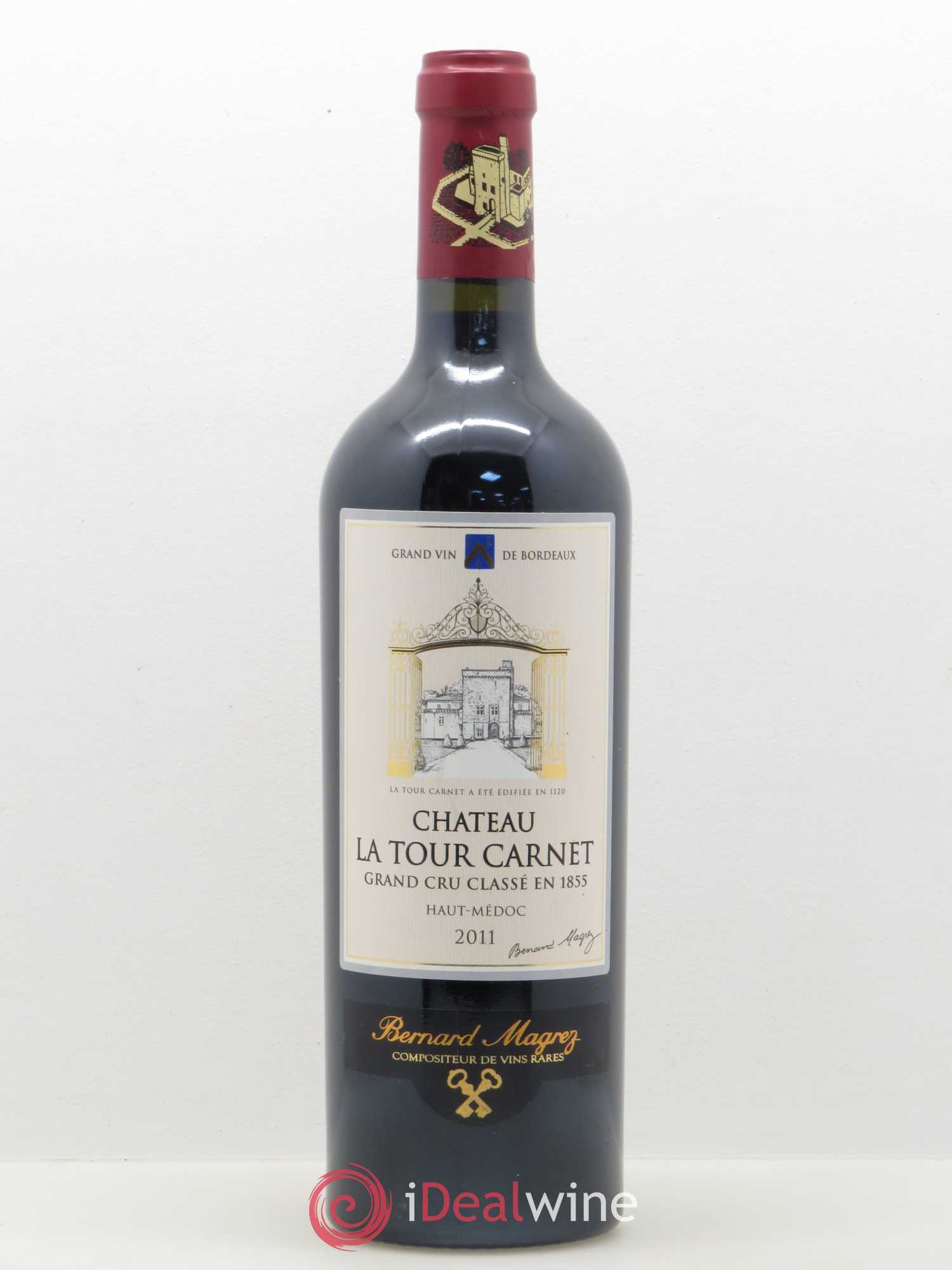 Château la Tour Carnet 4ème Grand Cru Classé 2011 - Lot de 1 bouteille - 0