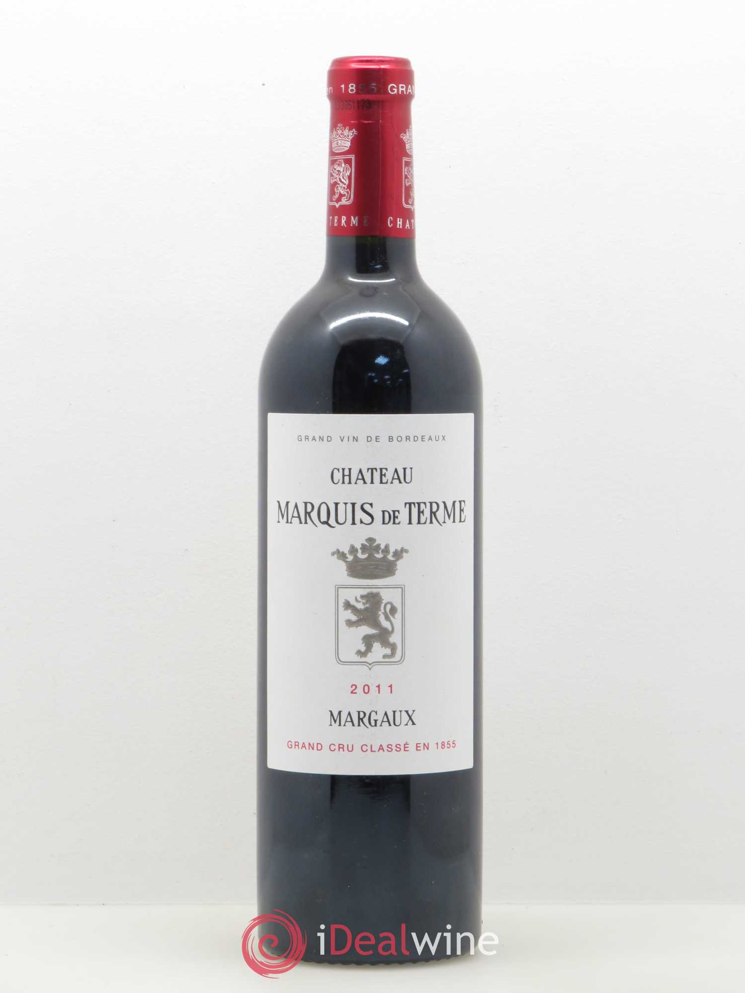 Château Marquis de Terme 4ème Grand Cru Classé 2011 - Lot de 1 bouteille - 0
