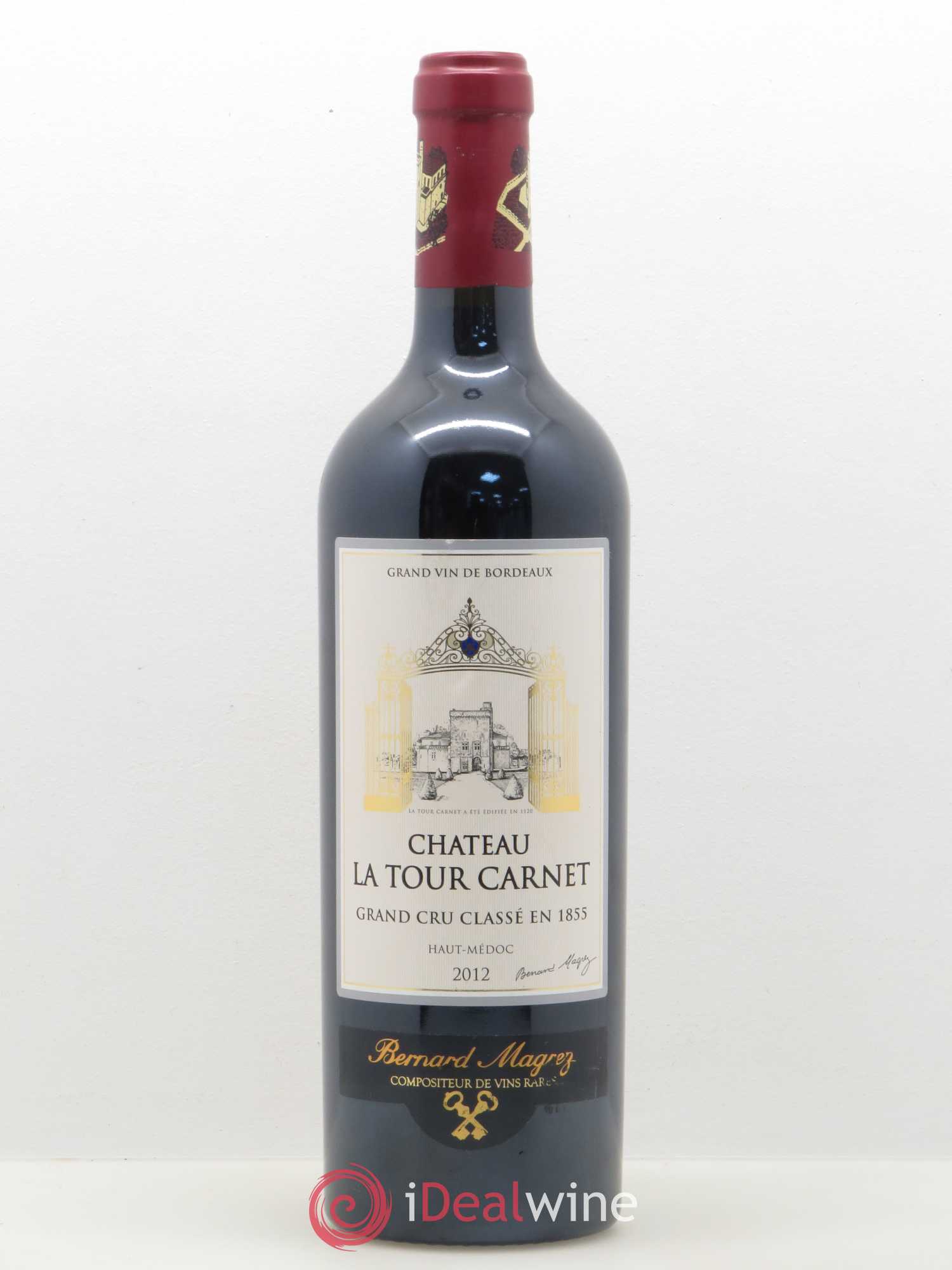 Château la Tour Carnet 4ème Grand Cru Classé 2012 - Lot de 1 bouteille - 0