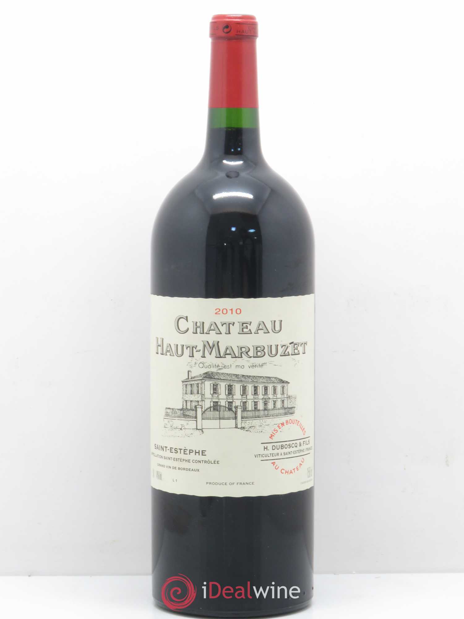 Château Haut Marbuzet 2010 - Lot de 1 magnum - 0