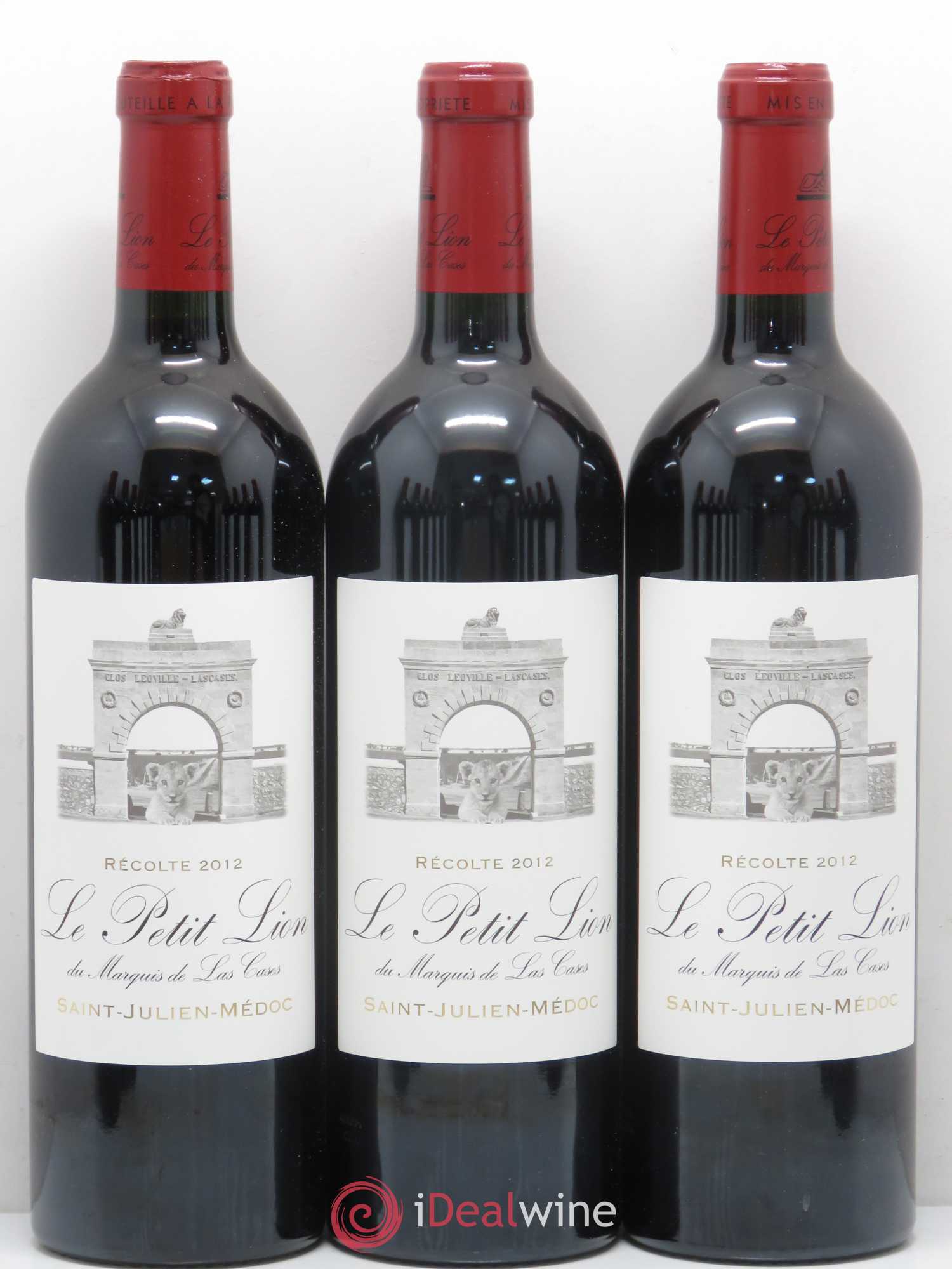 Le Petit Lion du Marquis de Las Cases Second Vin 2012 - Lotto di 12 bottiglie - 1