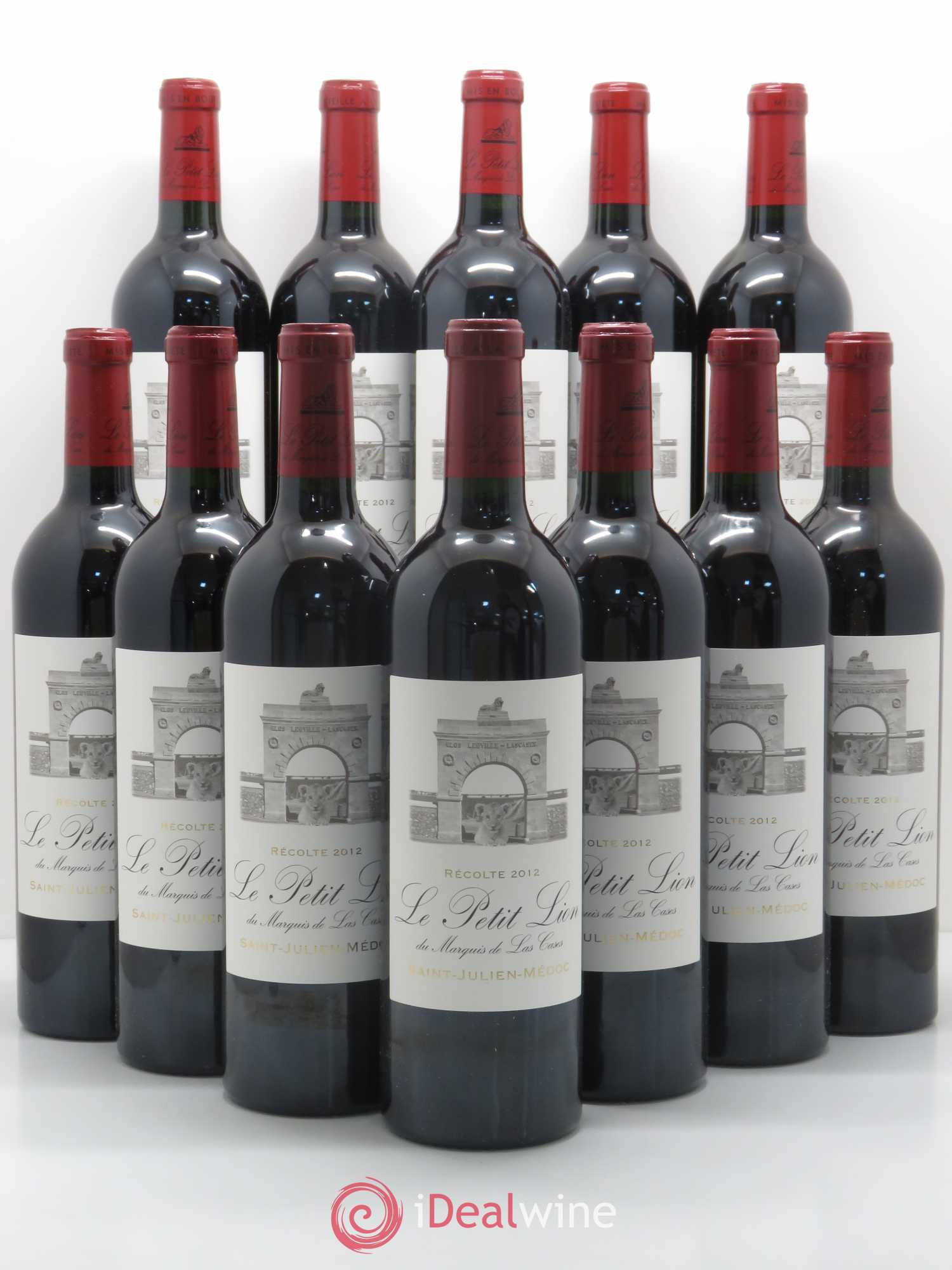 Le Petit Lion du Marquis de Las Cases Second Vin 2012 - Lotto di 12 bottiglie - 0