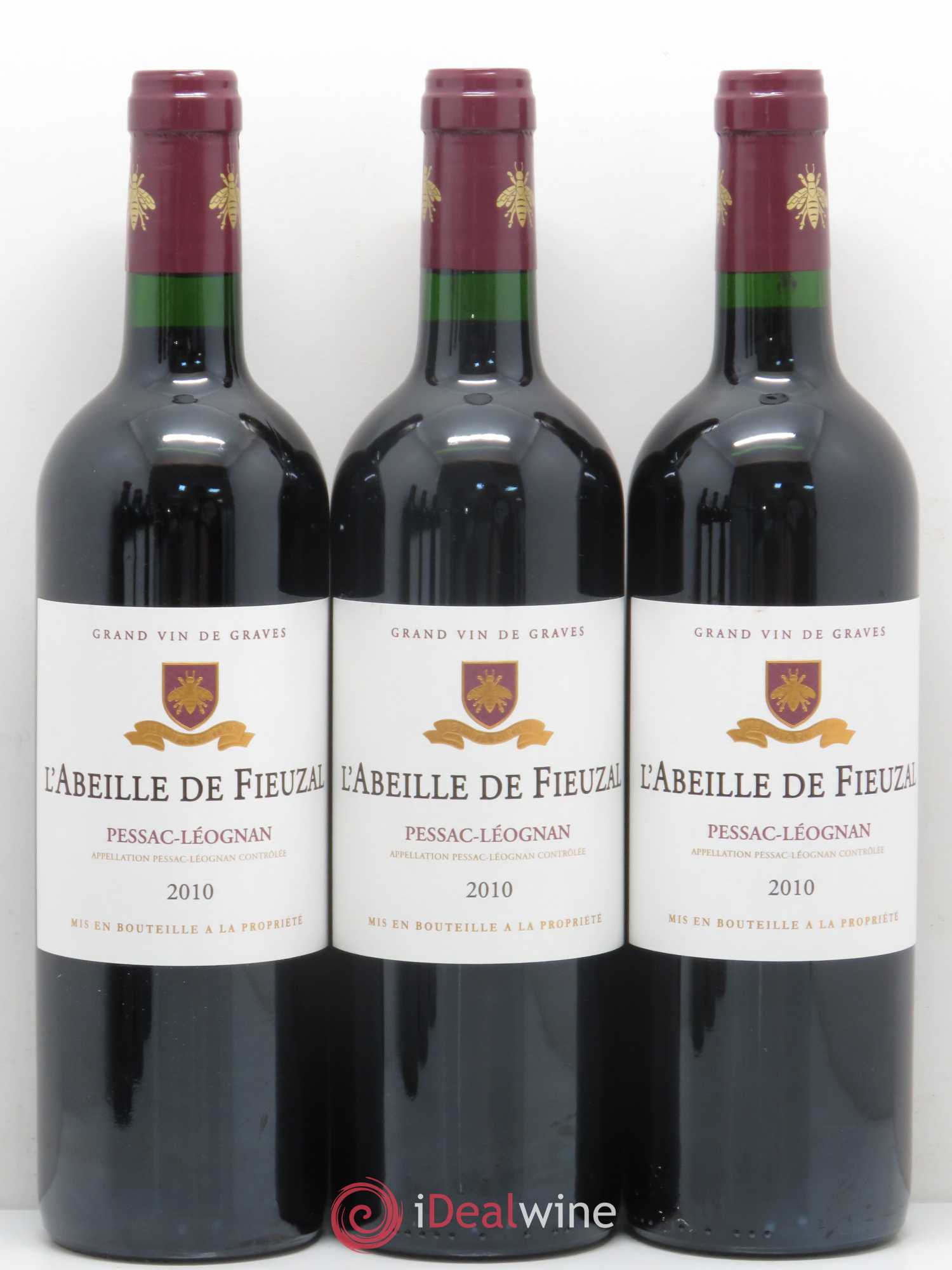 Abeille de Fieuzal 2010 - Lot de 6 bouteilles - 1