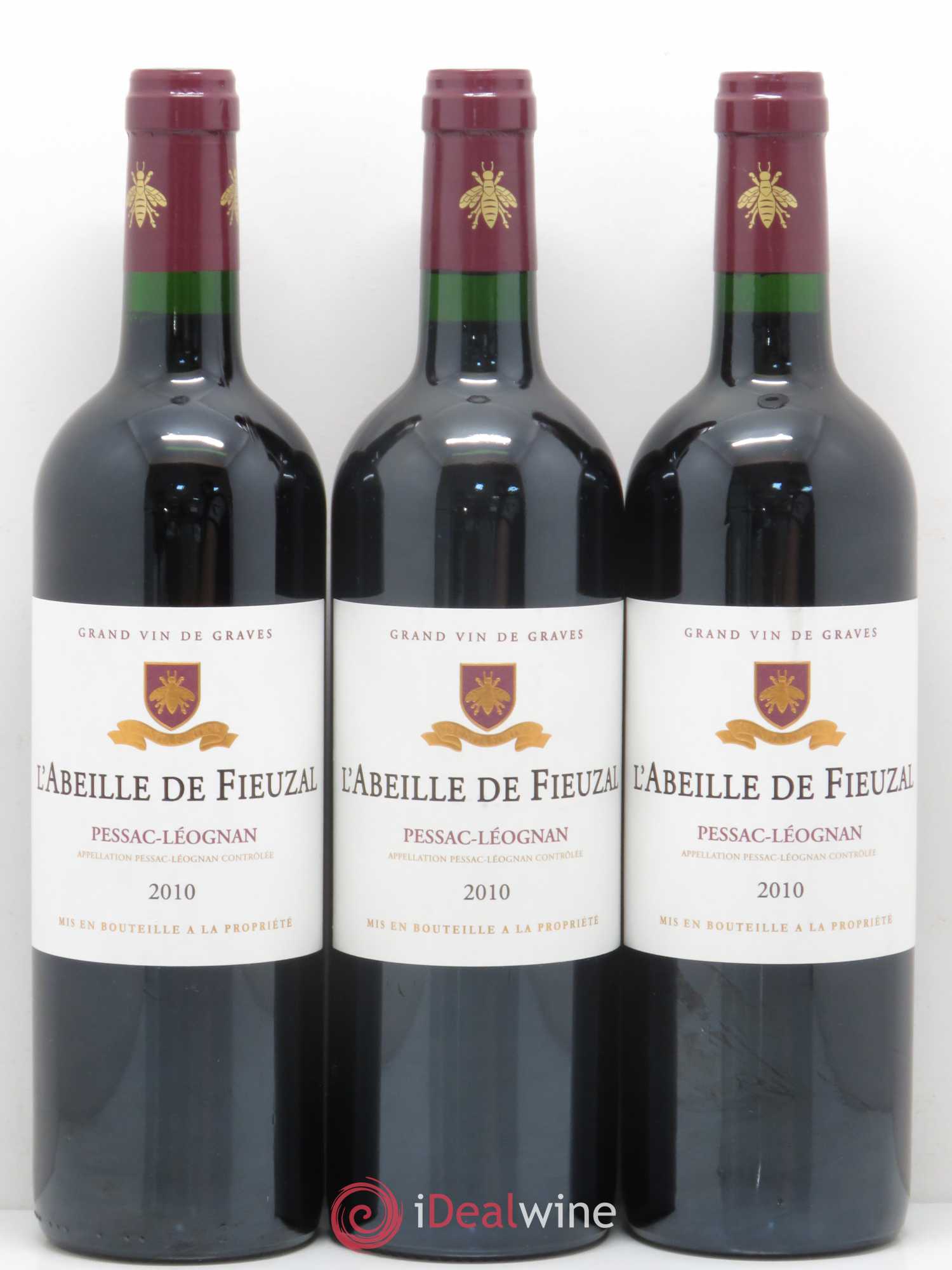 Abeille de Fieuzal 2010 - Lot de 6 bouteilles - 2