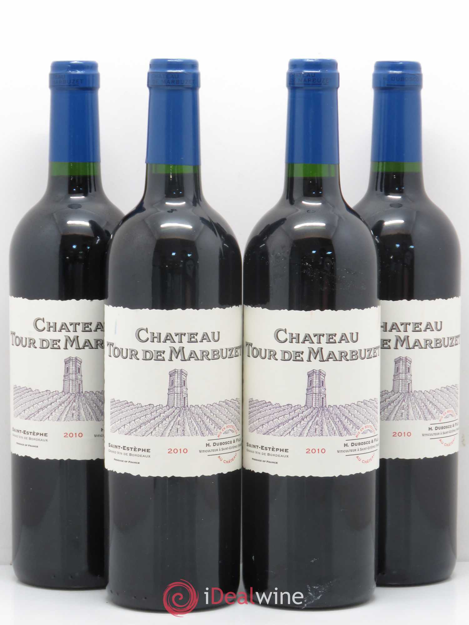 Saint-Estèphe Château Tour Marbuzet 2010 - Posten von 4 Flaschen - 0