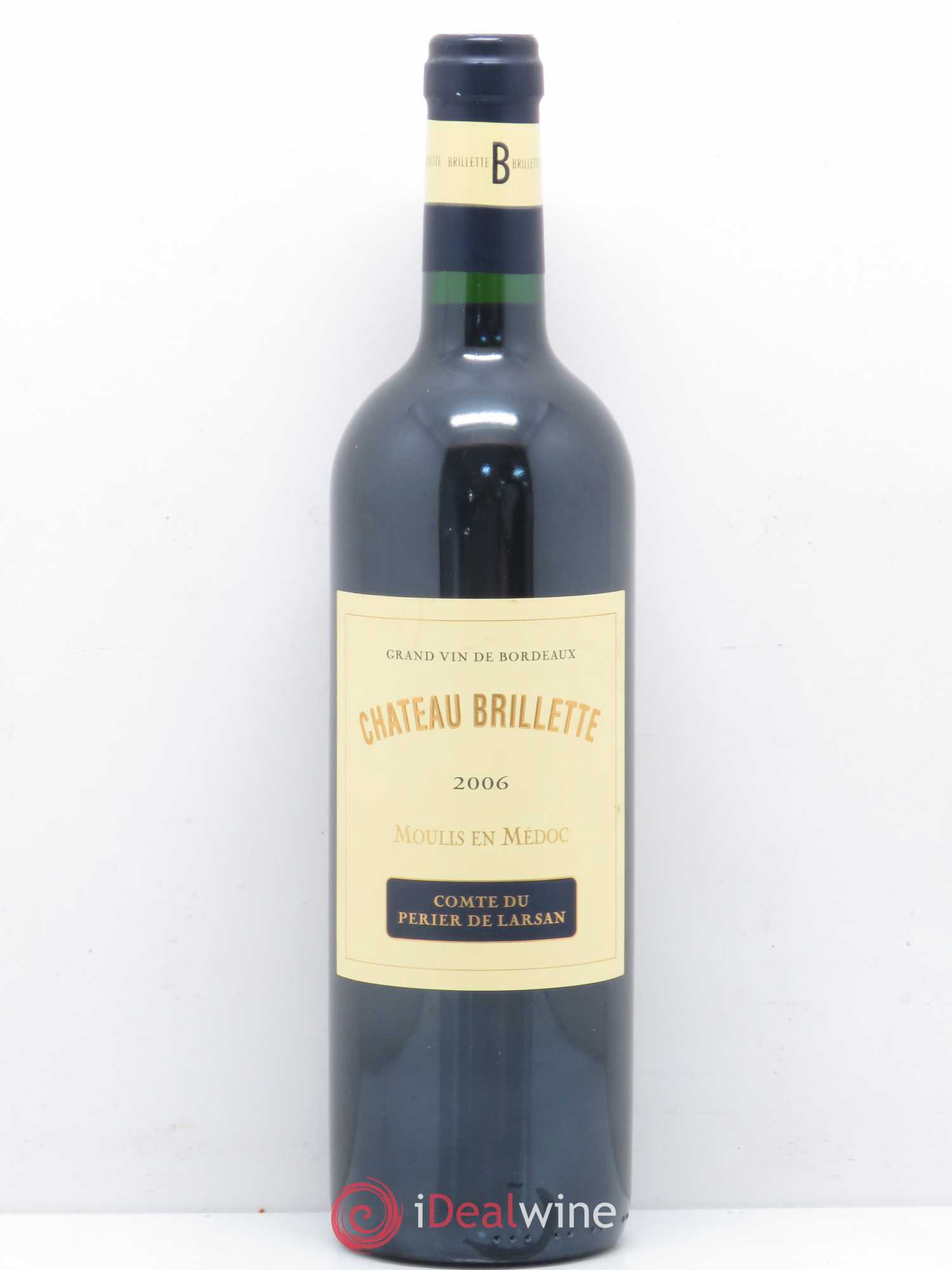 Château Brillette Cru Bourgeois 2006 - Lot de 1 bouteille - 0